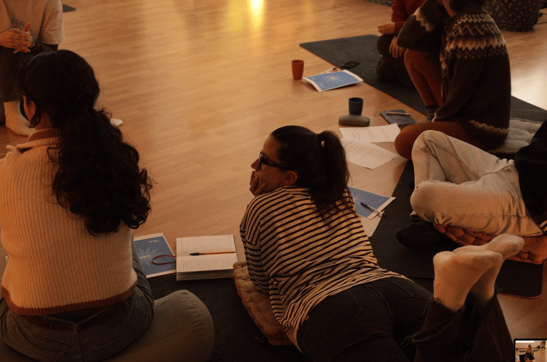 black blue and yellow textile