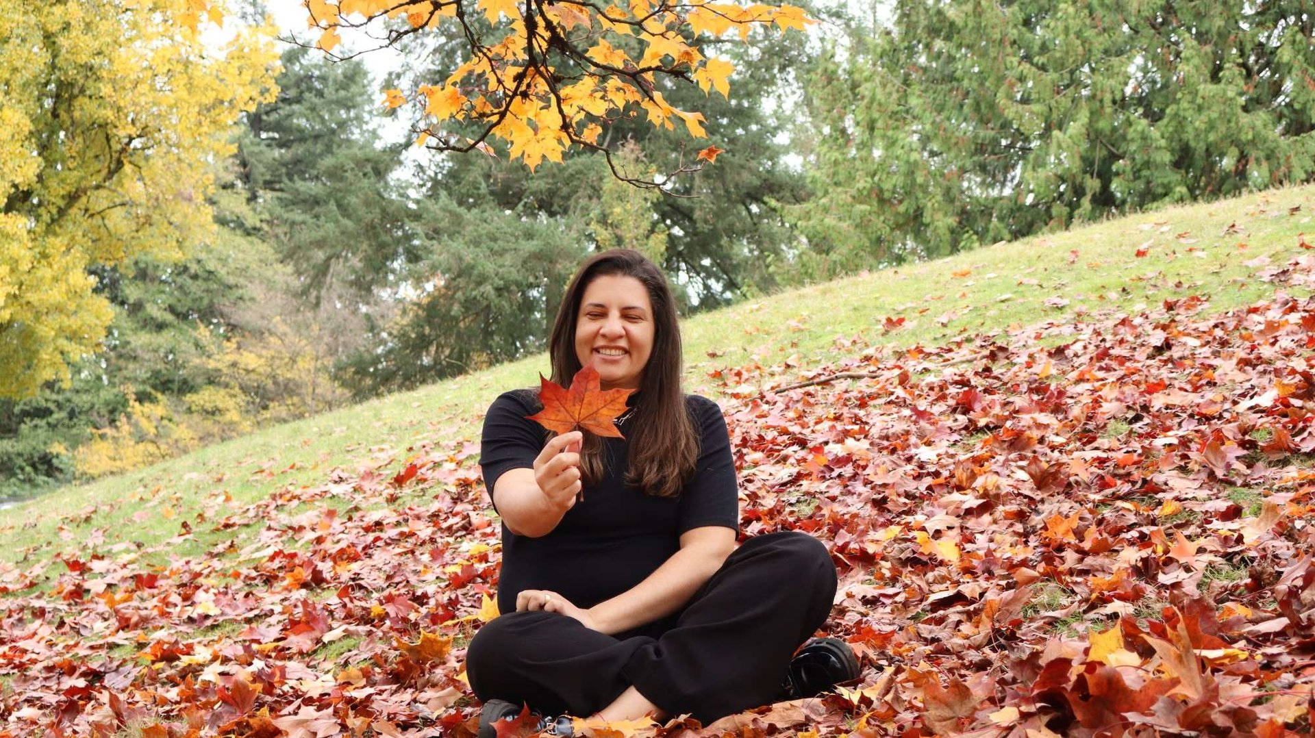 green mountain across body of water