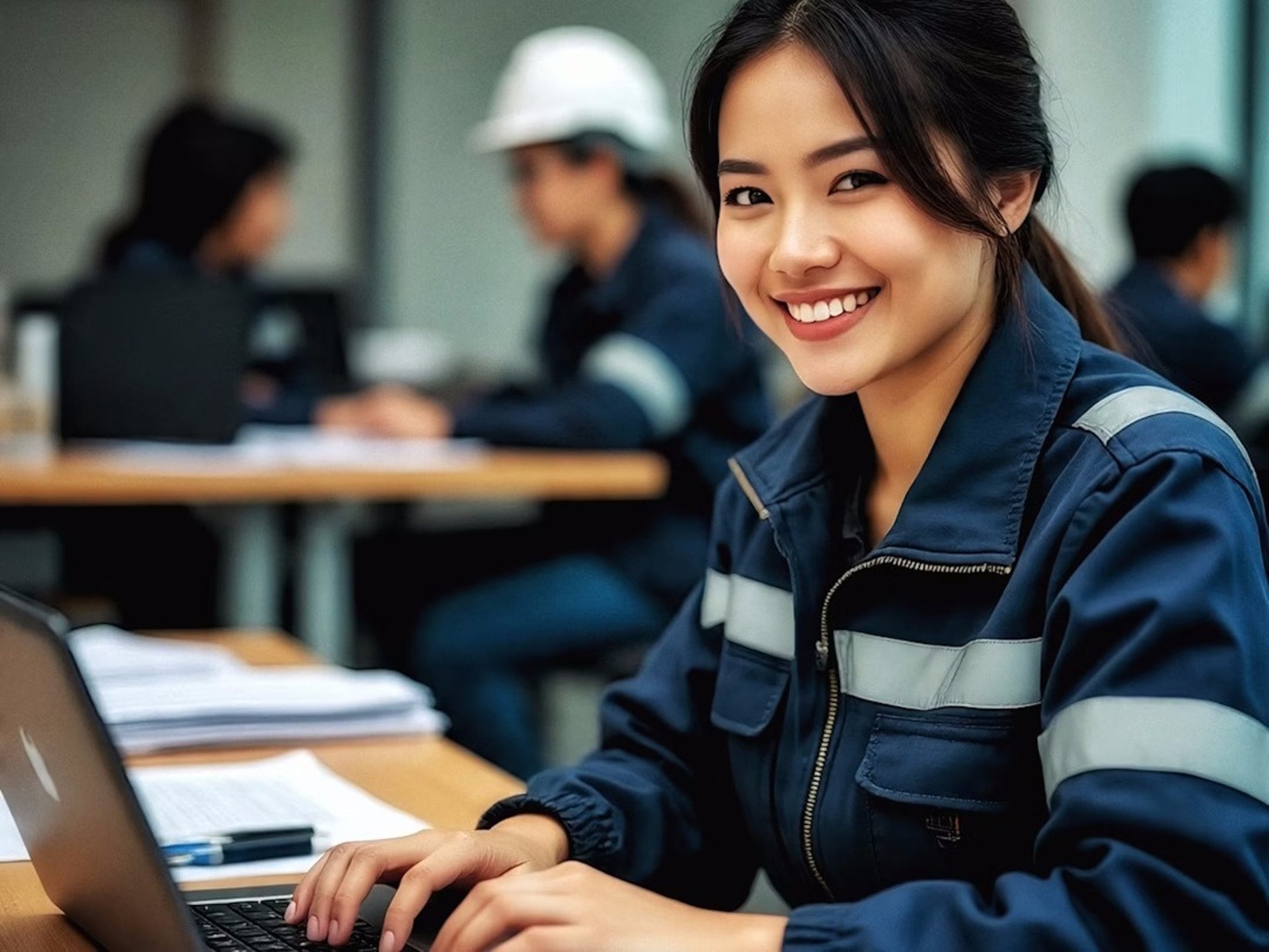 A cable-stayed bridge spans water at dusk.