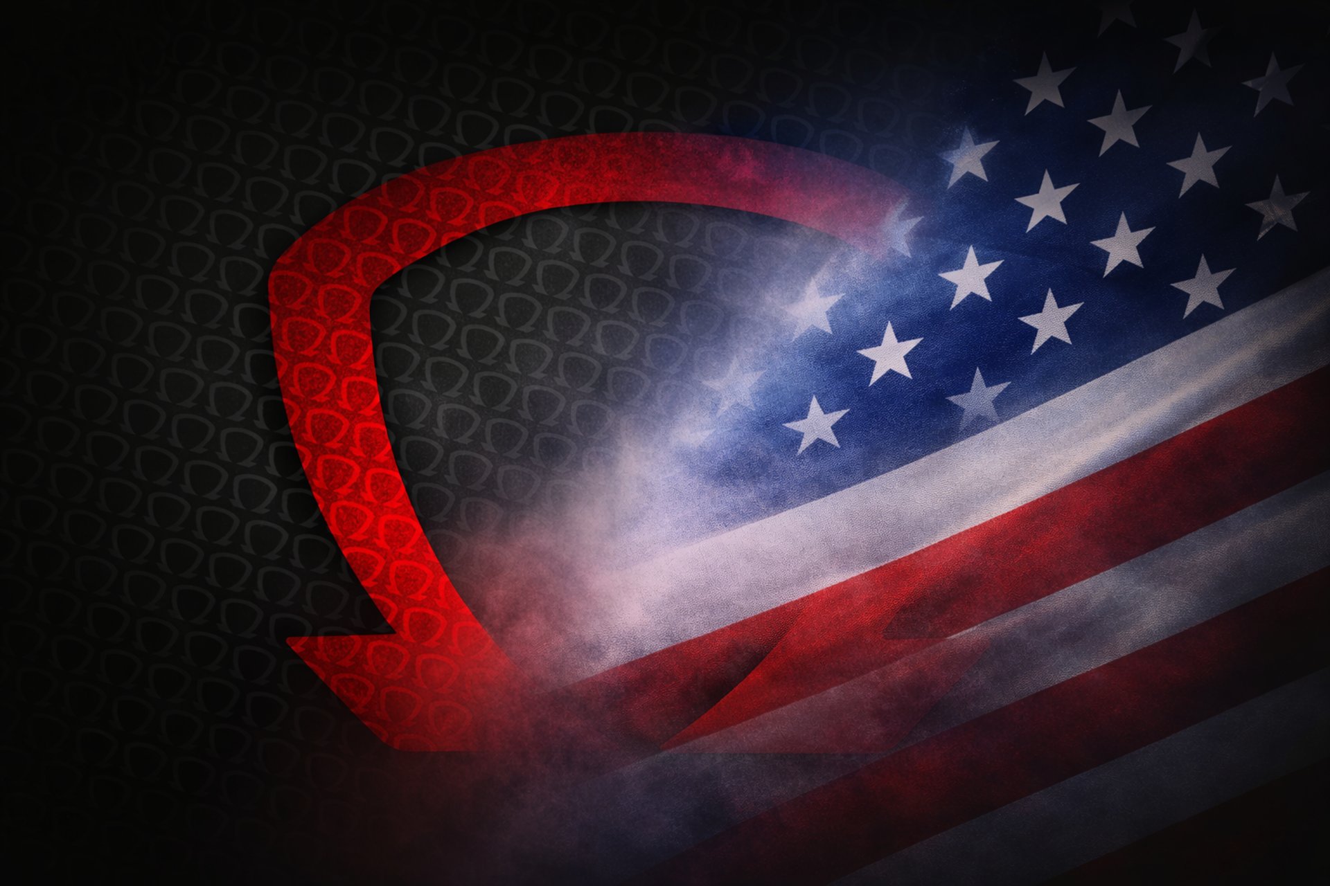 an abstract photo of a curved building with a blue sky in the background