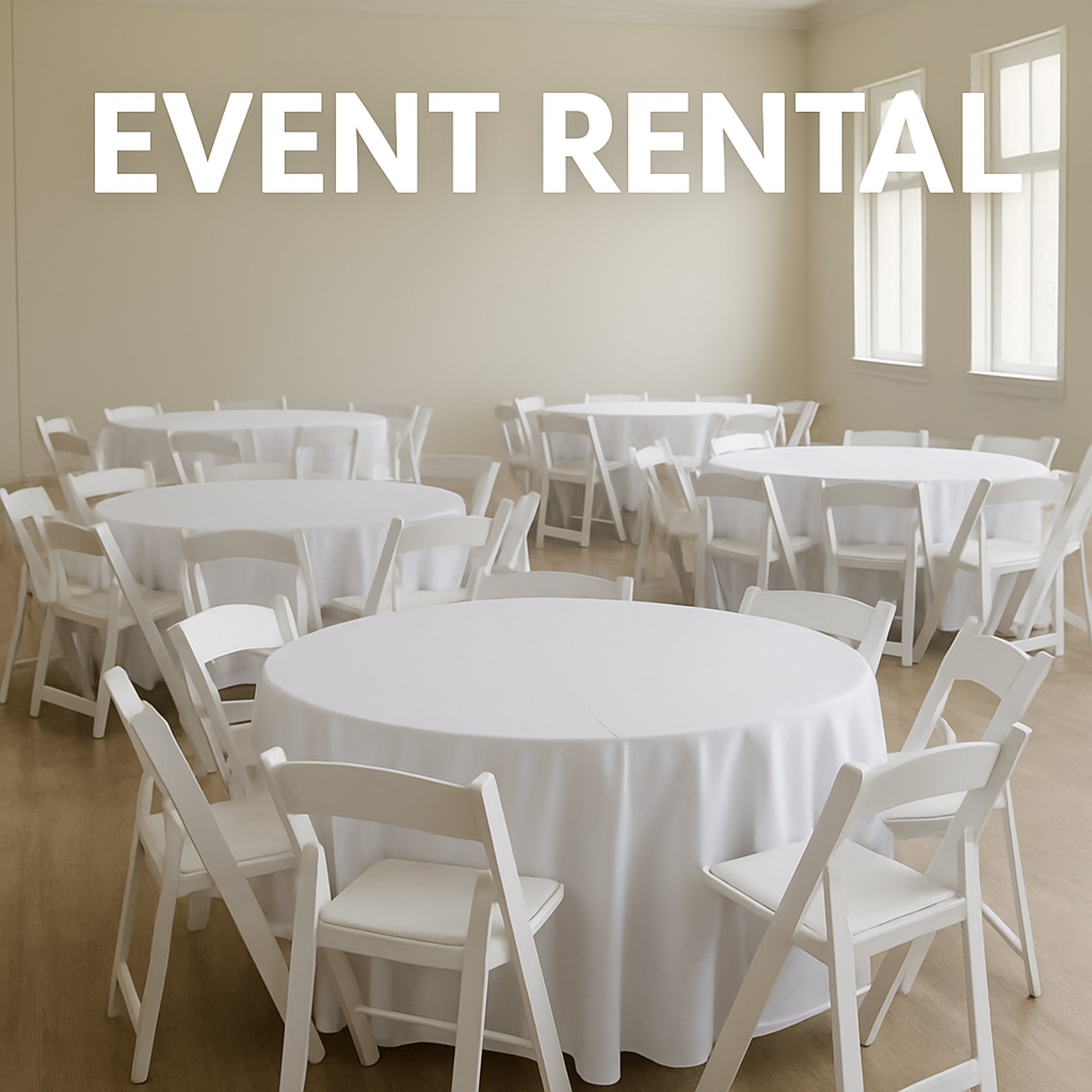 MESAS Y SILLAS PARA EVENTOS