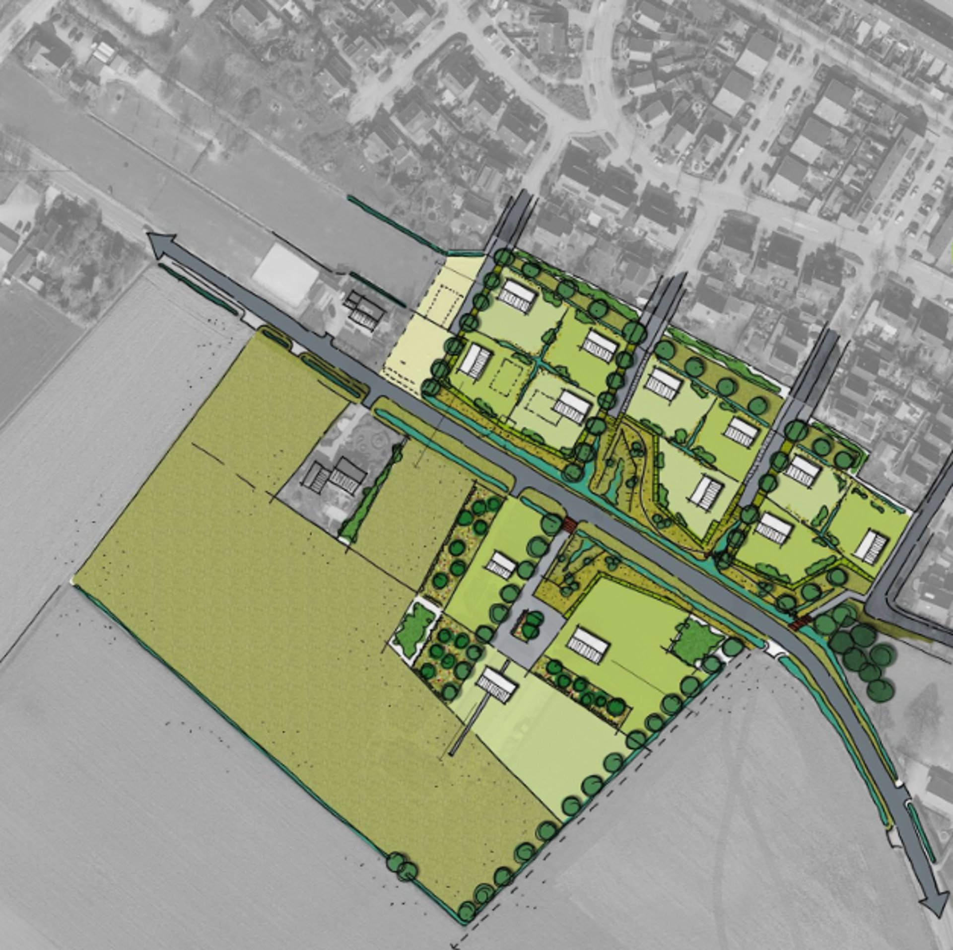 black and white bed linen