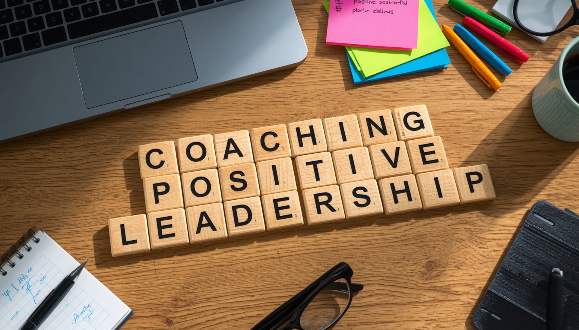 scrabble tiles spelling out the word leadership on a wooden surface