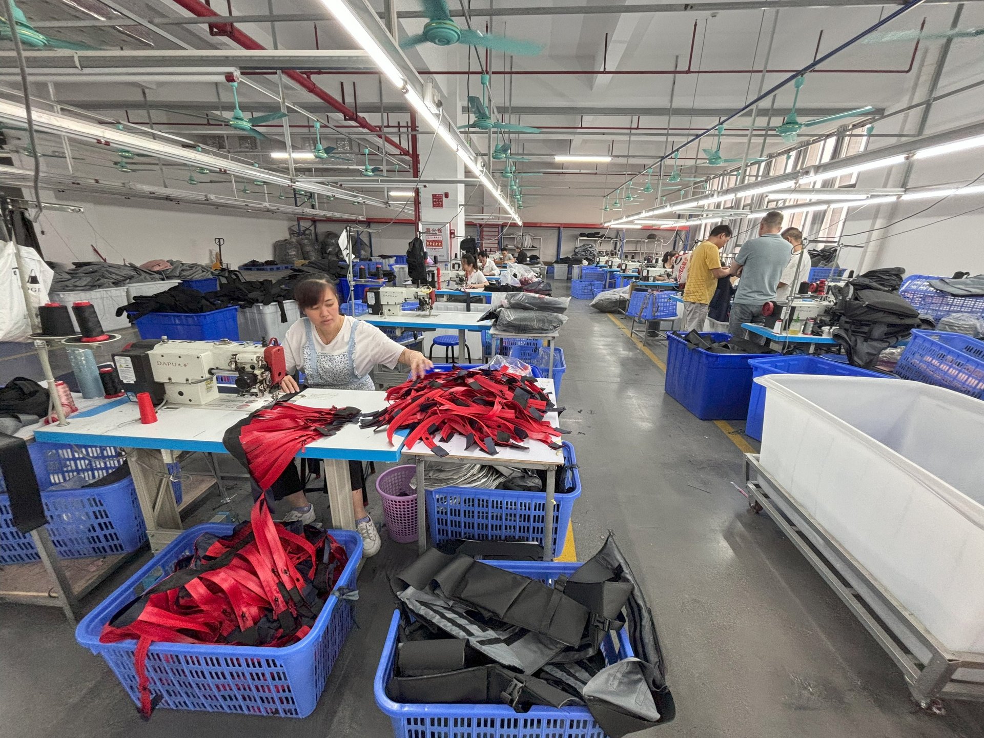 black blue and yellow textile