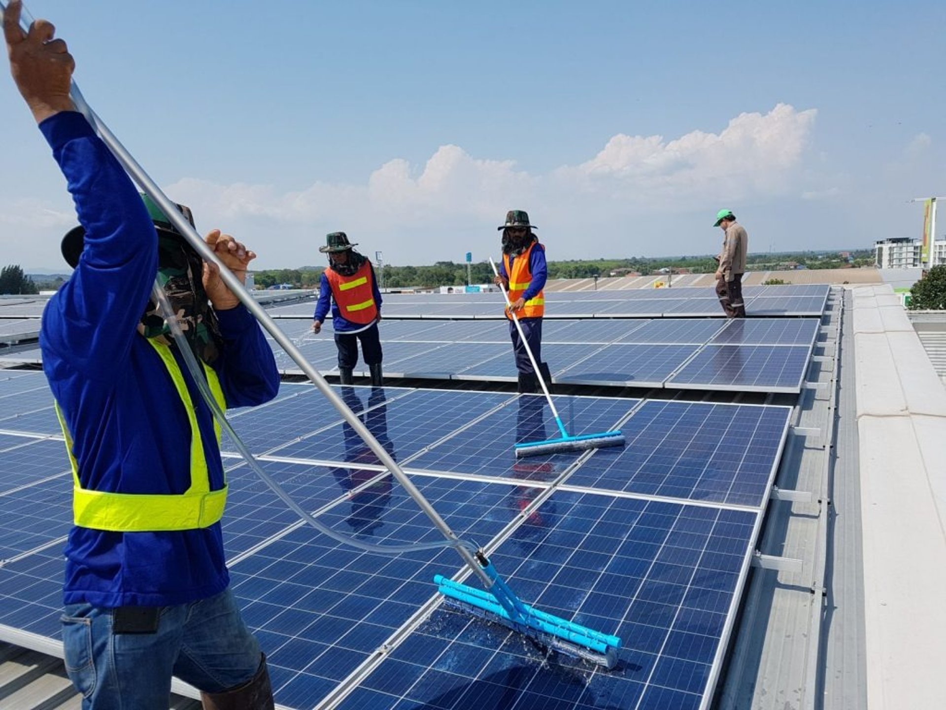black blue and yellow textile