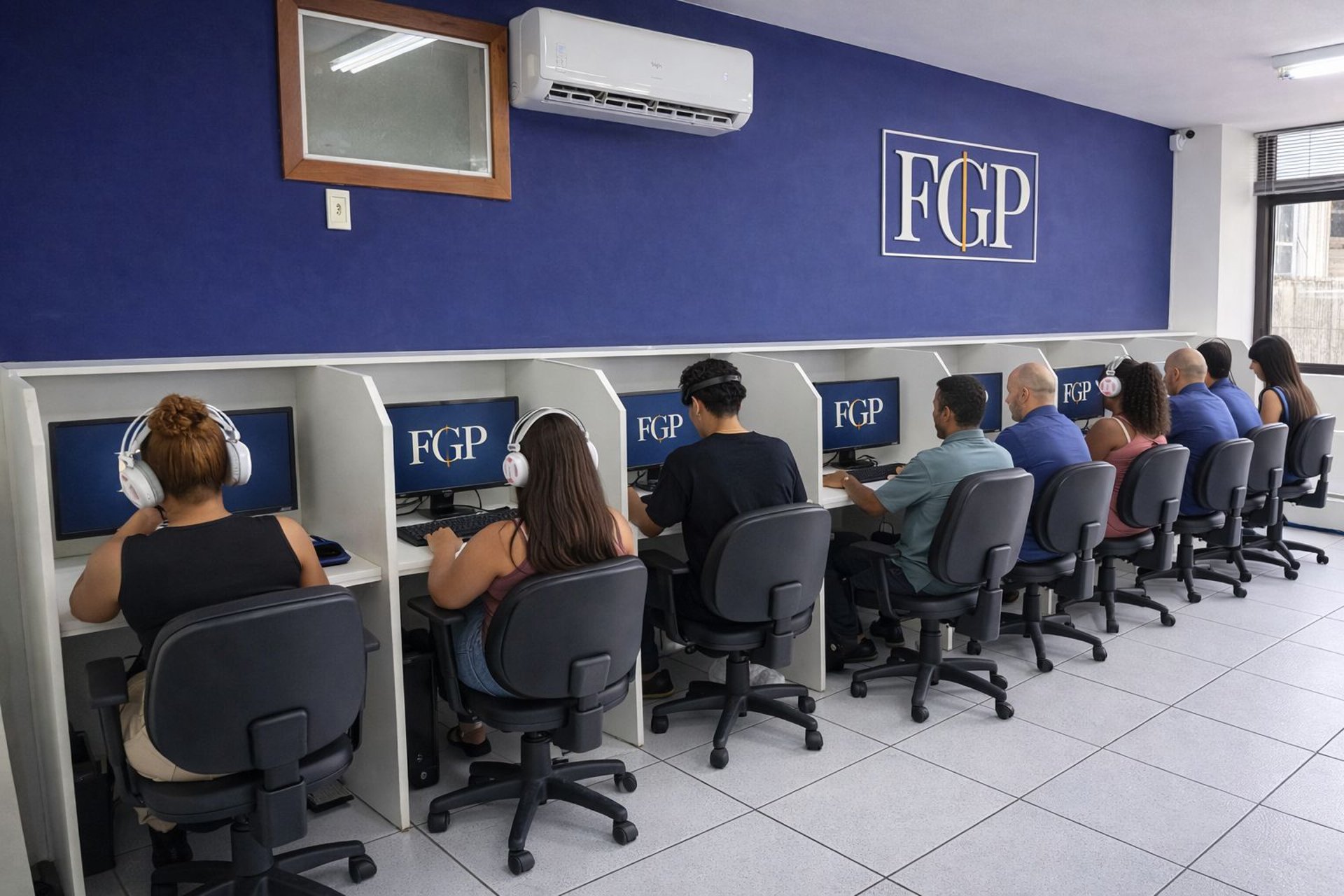 gray computer monitor