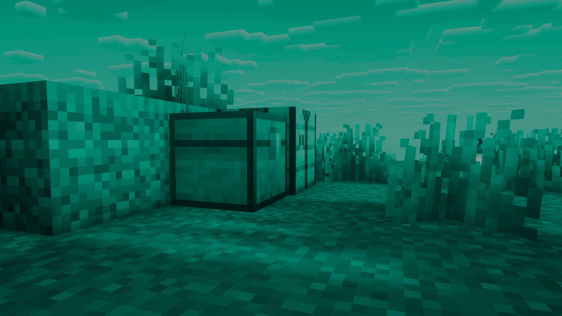 an abstract photo of a curved building with a blue sky in the background