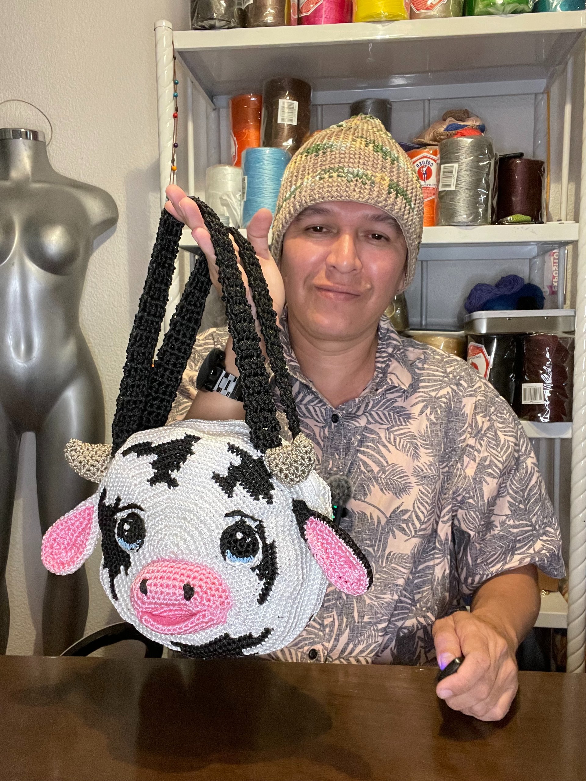 woman holding dried flower