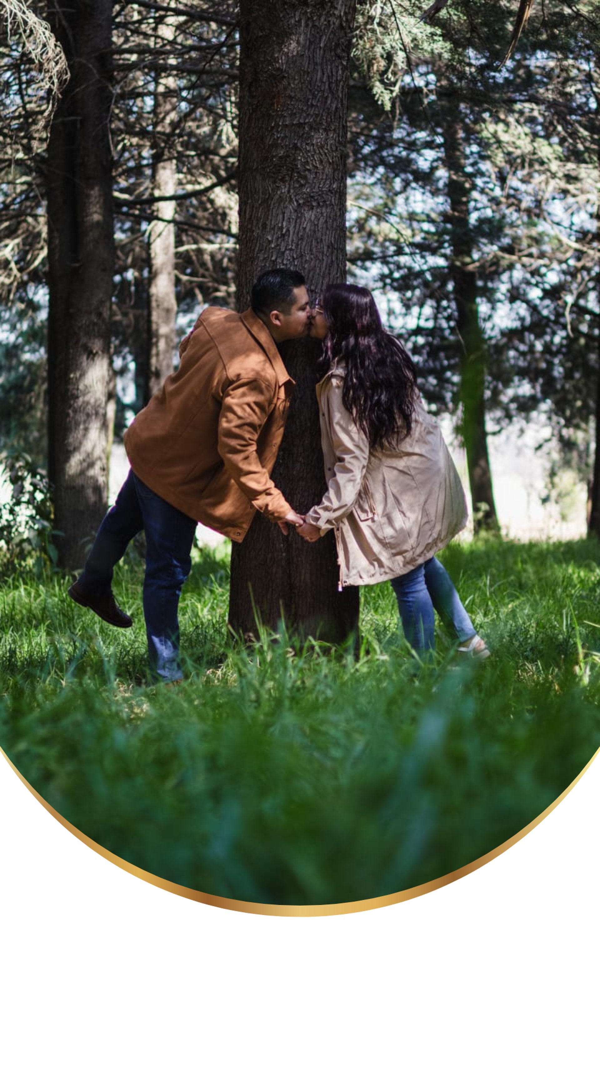 couple wearing silver-colored rings