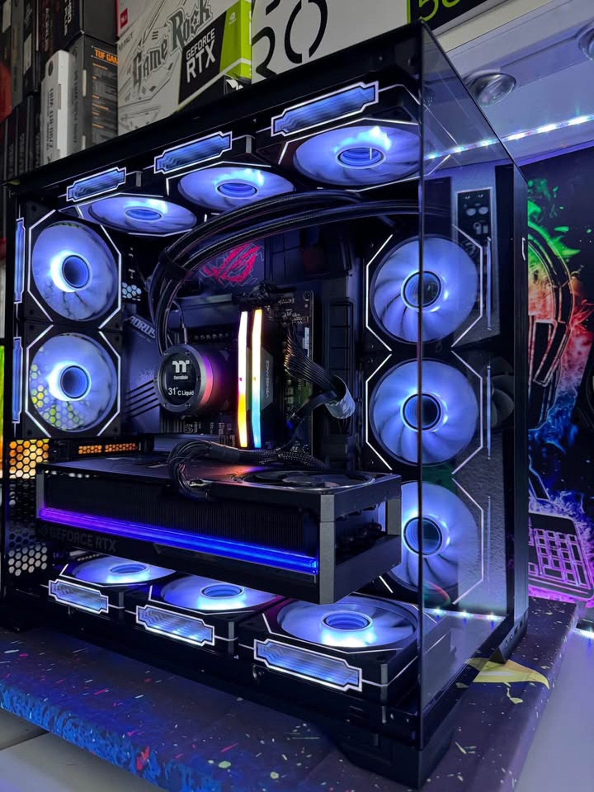 person wearing grey knit sweater