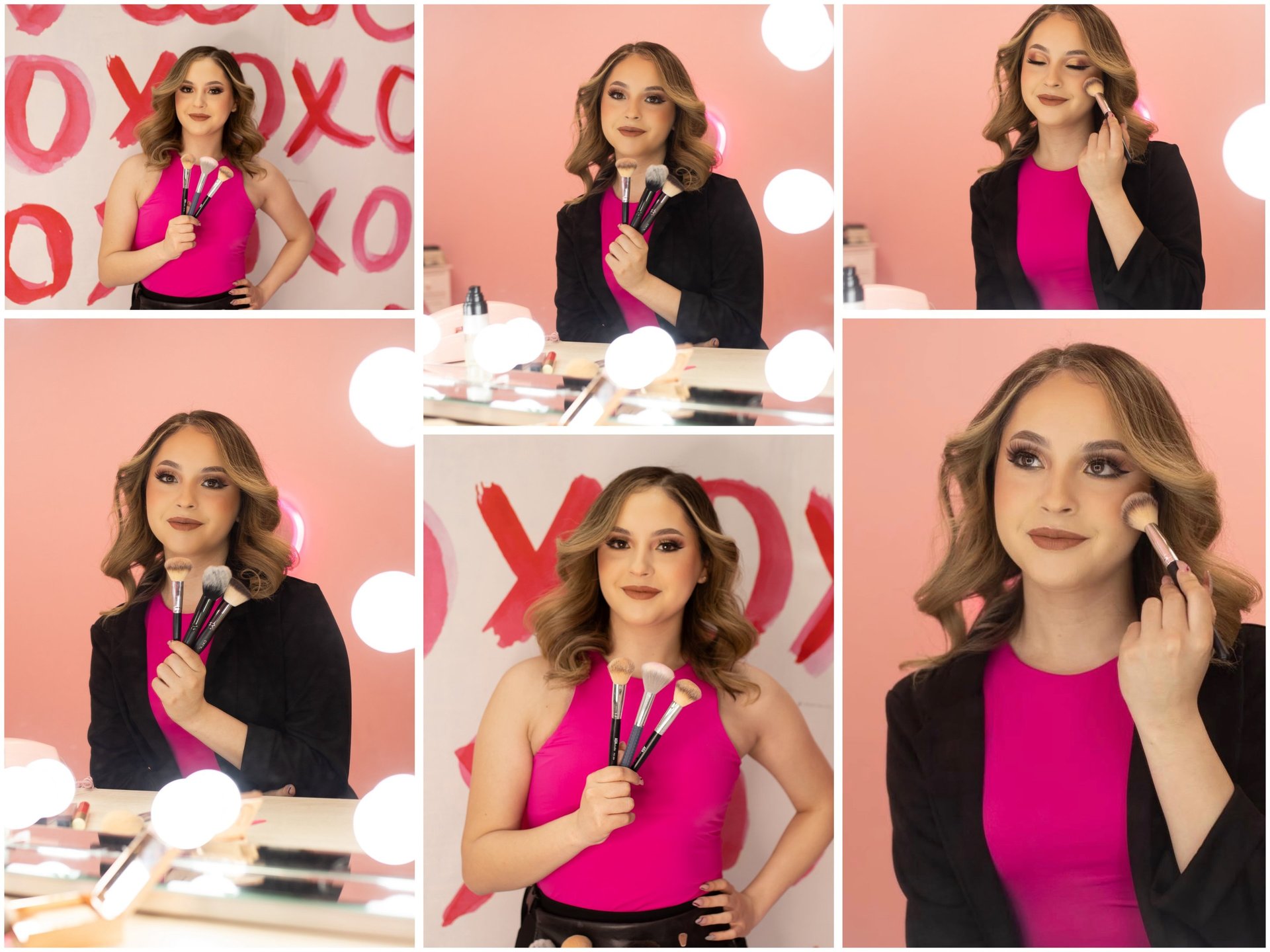 an abstract photo of a curved building with a blue sky in the background