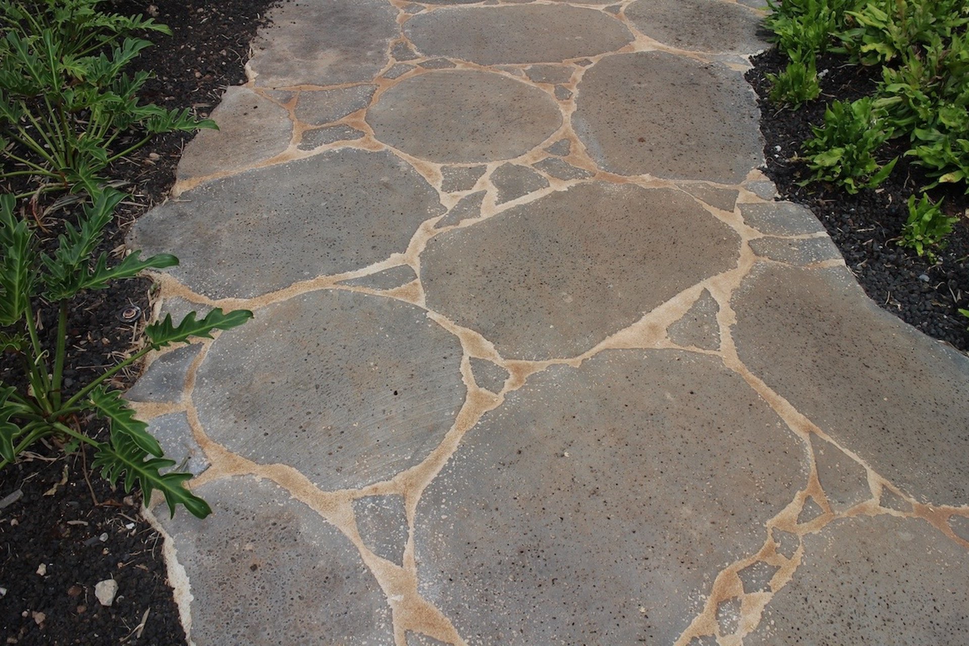 basalt stone paving