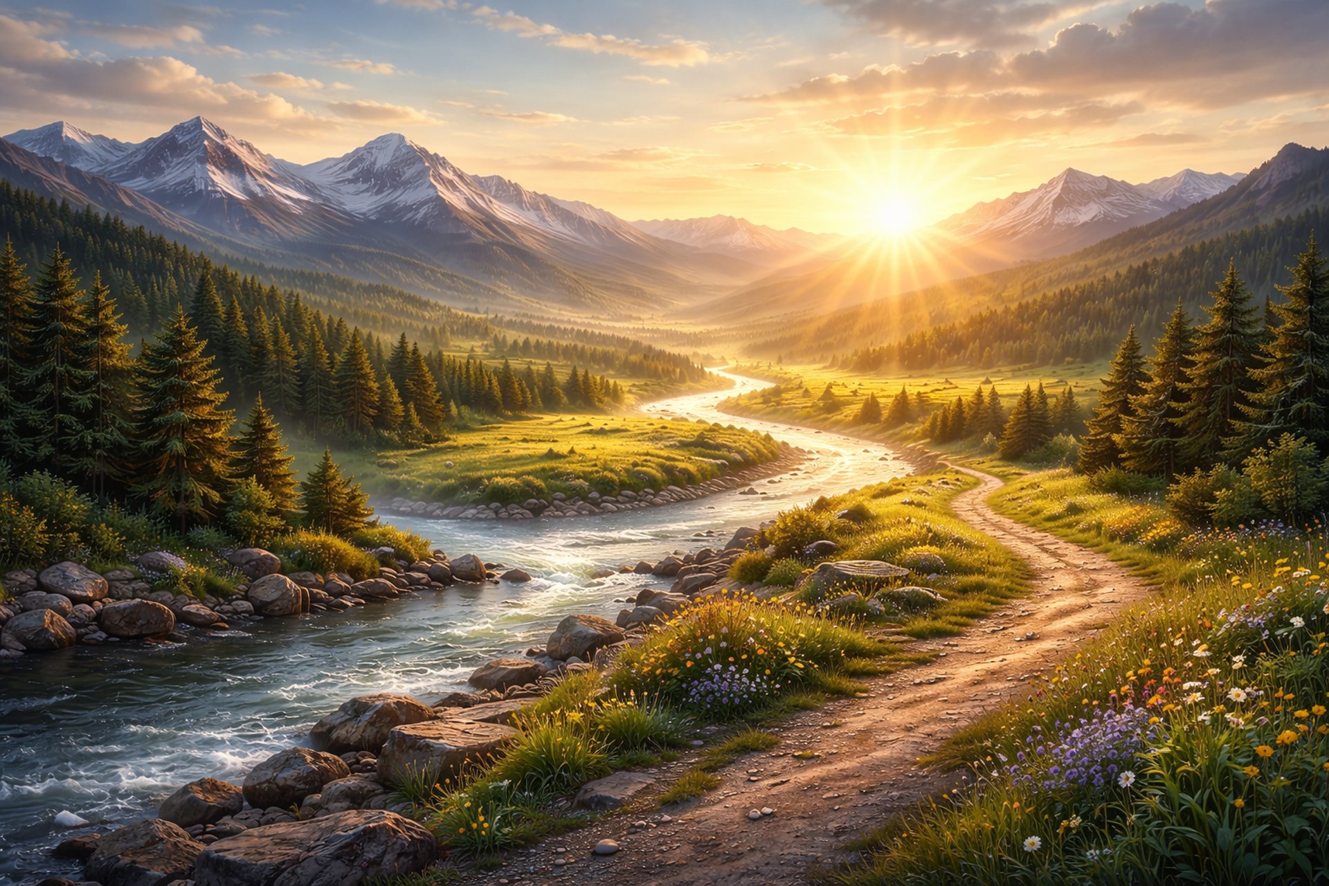 green mountain across body of water