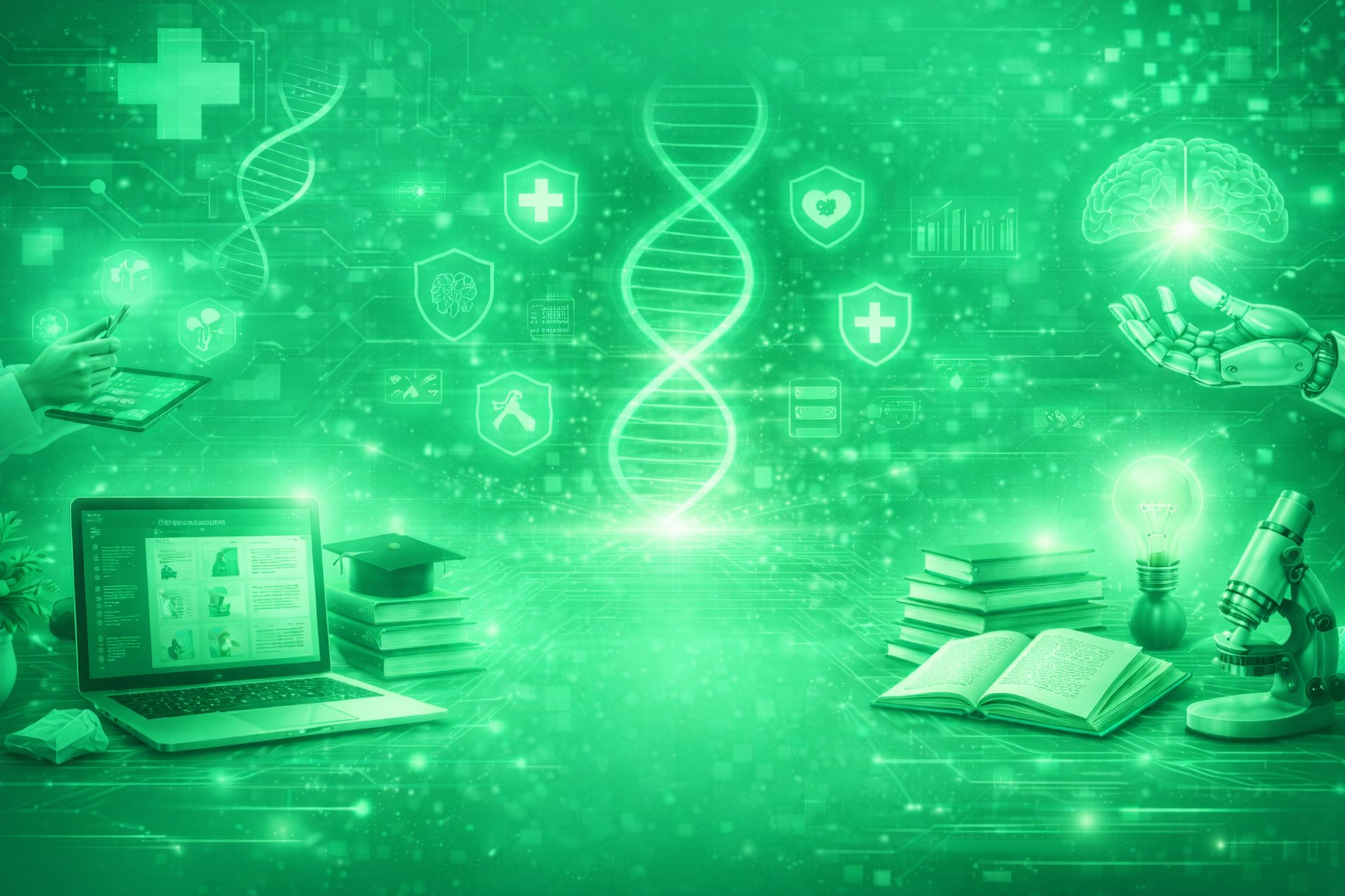 person sitting while using laptop computer and green stethoscope near