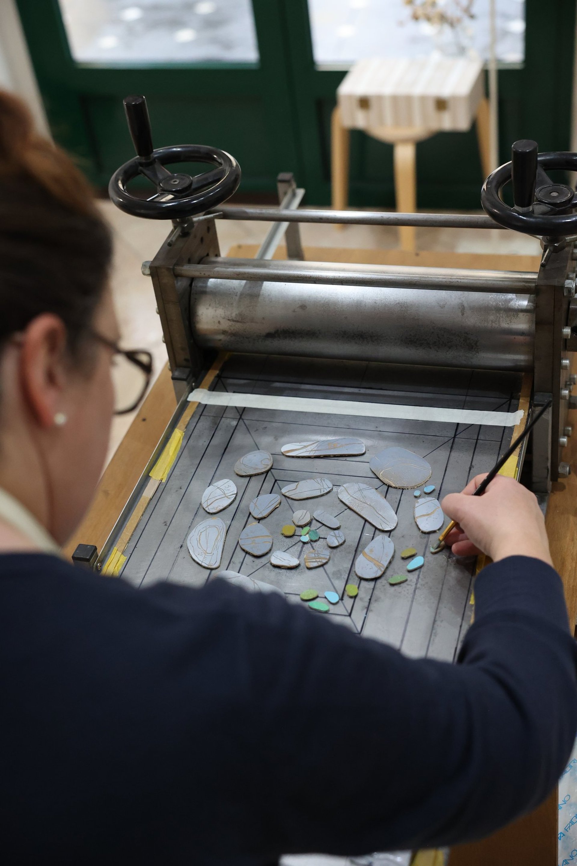 matrici calcografiche pietre di Lavagna Officina Cromatica