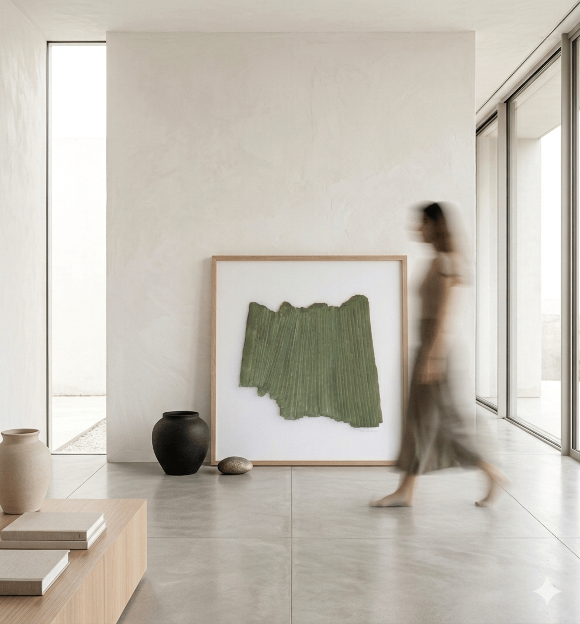 Sedimentazioni Verde Ulivo - Officina Cromatica  - Lavagna  - Liguria
