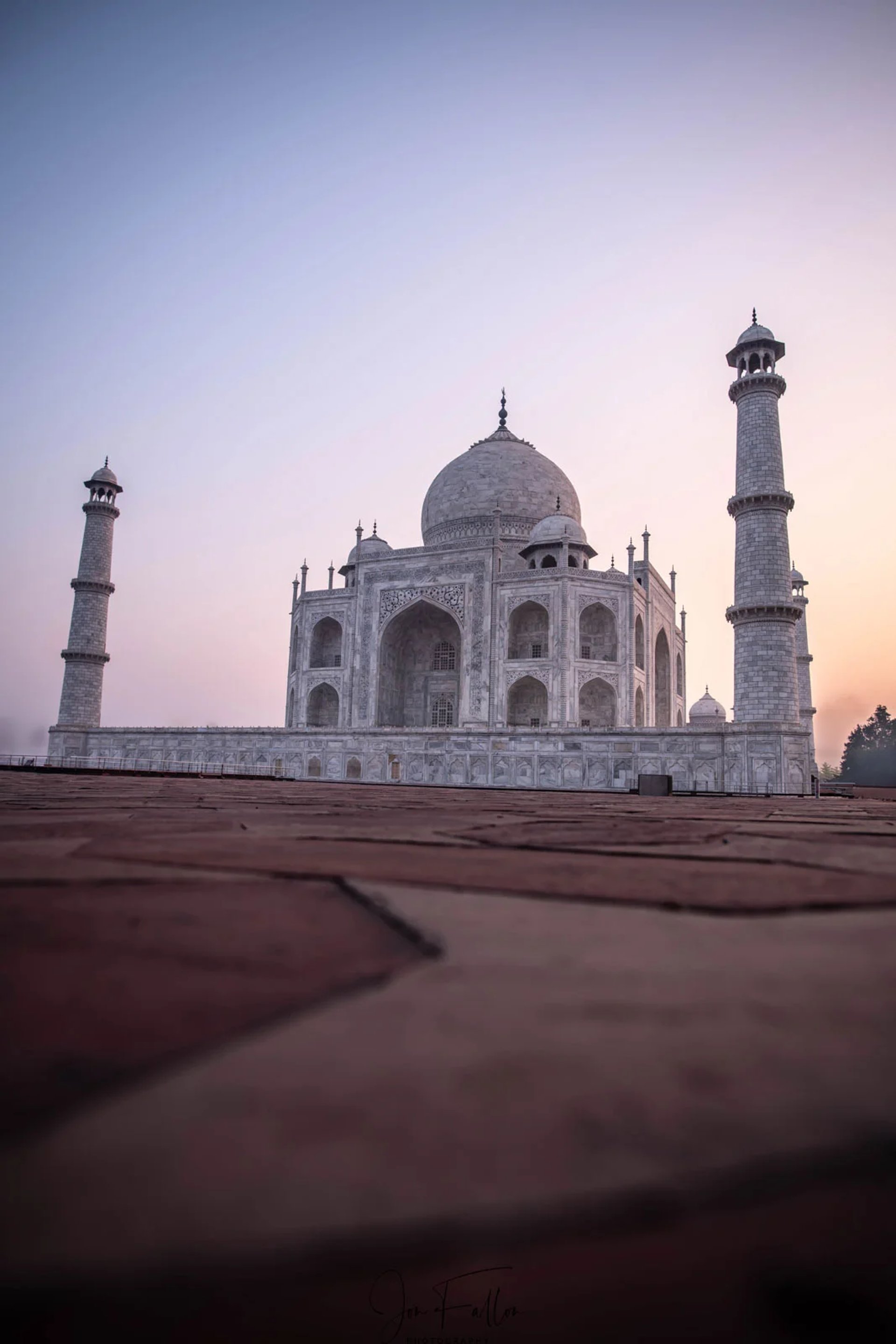 view of the Taj Mahal