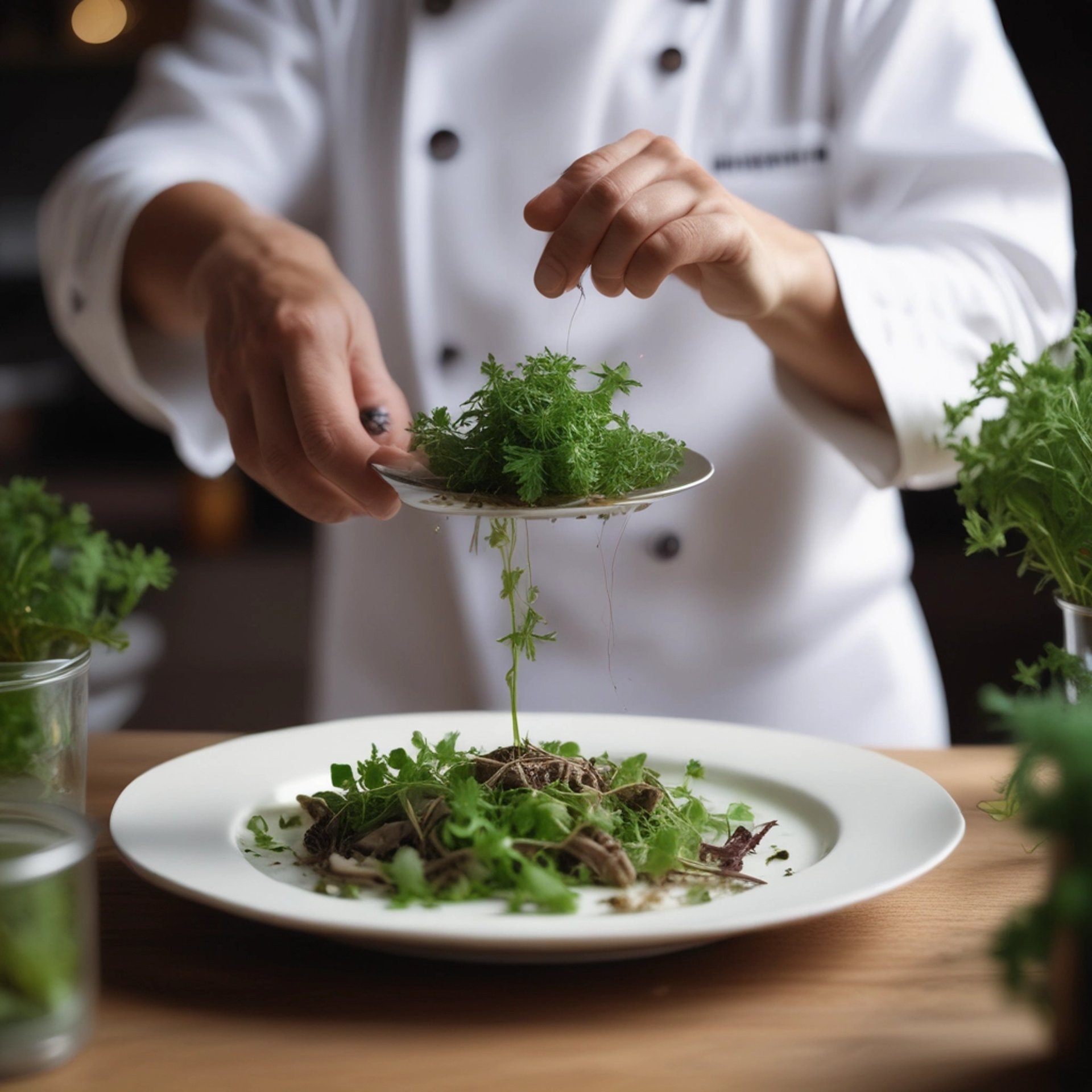 an abstract photo of a curved building with a blue sky in the background
