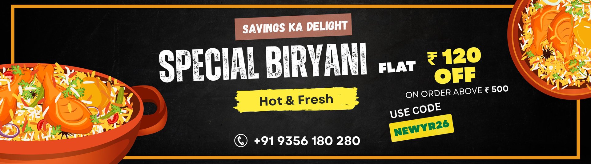 Use the best biryani discount code