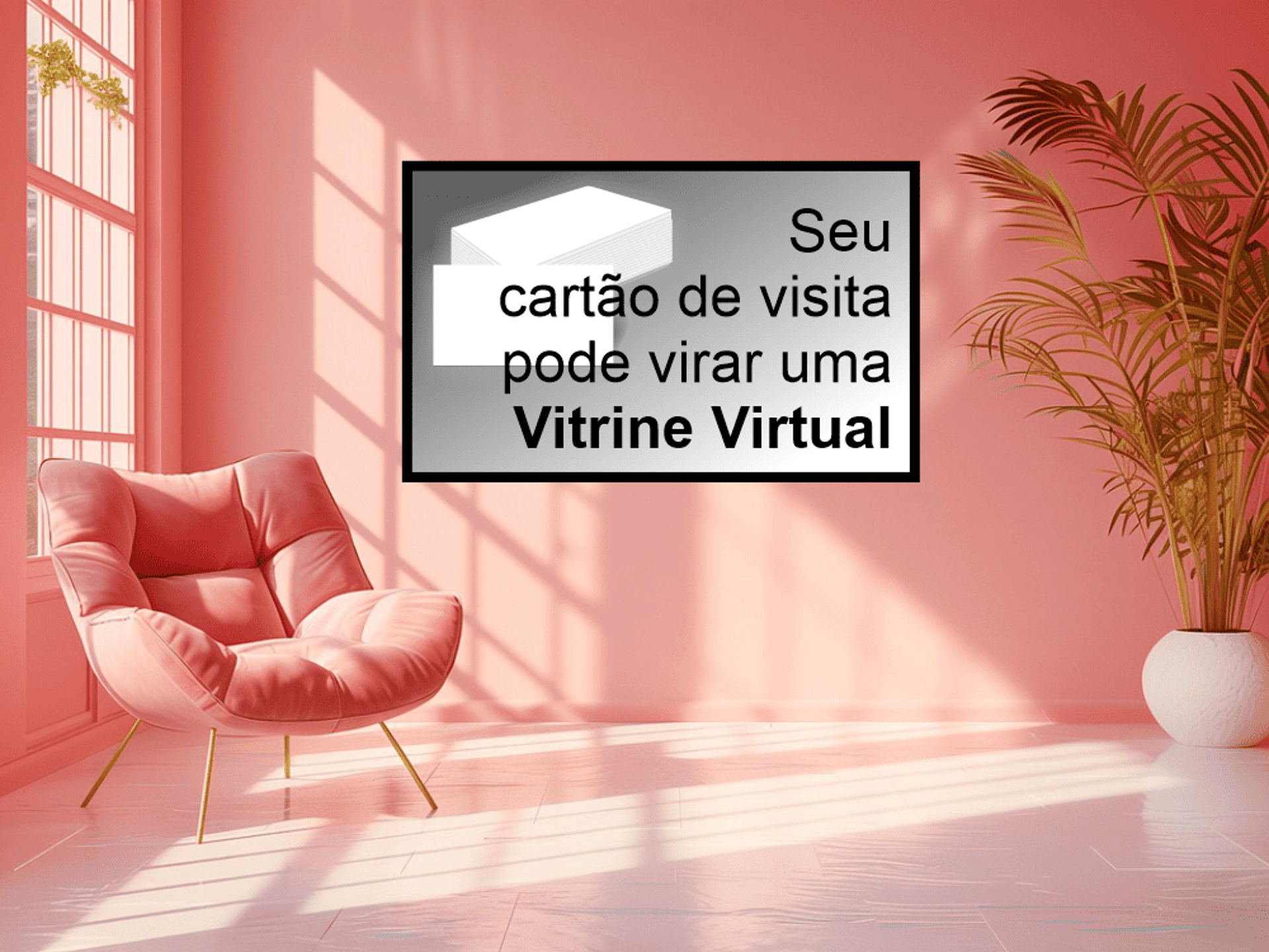seu cartão de visita pode virar uma vitrine virtual