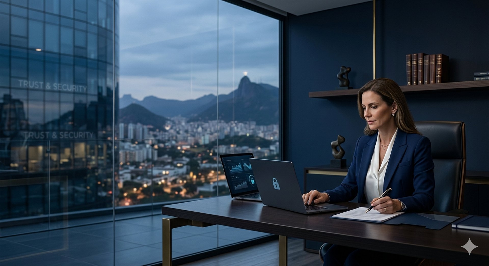 an abstract photo of a curved building with a blue sky in the background