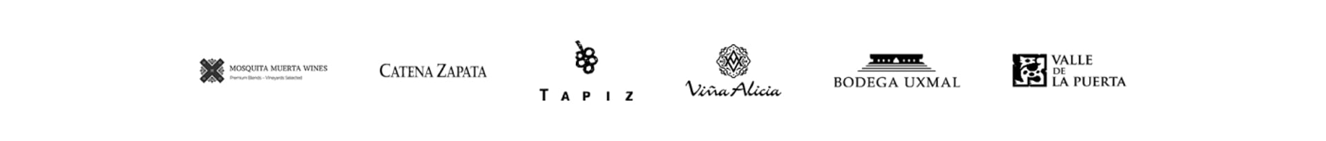 Argentine Malbec wine brands – Mosquita Muerta, Catena Zapata, Tapiz, Viña Alicia, Bodega Uxmal, Valle de la Puerta