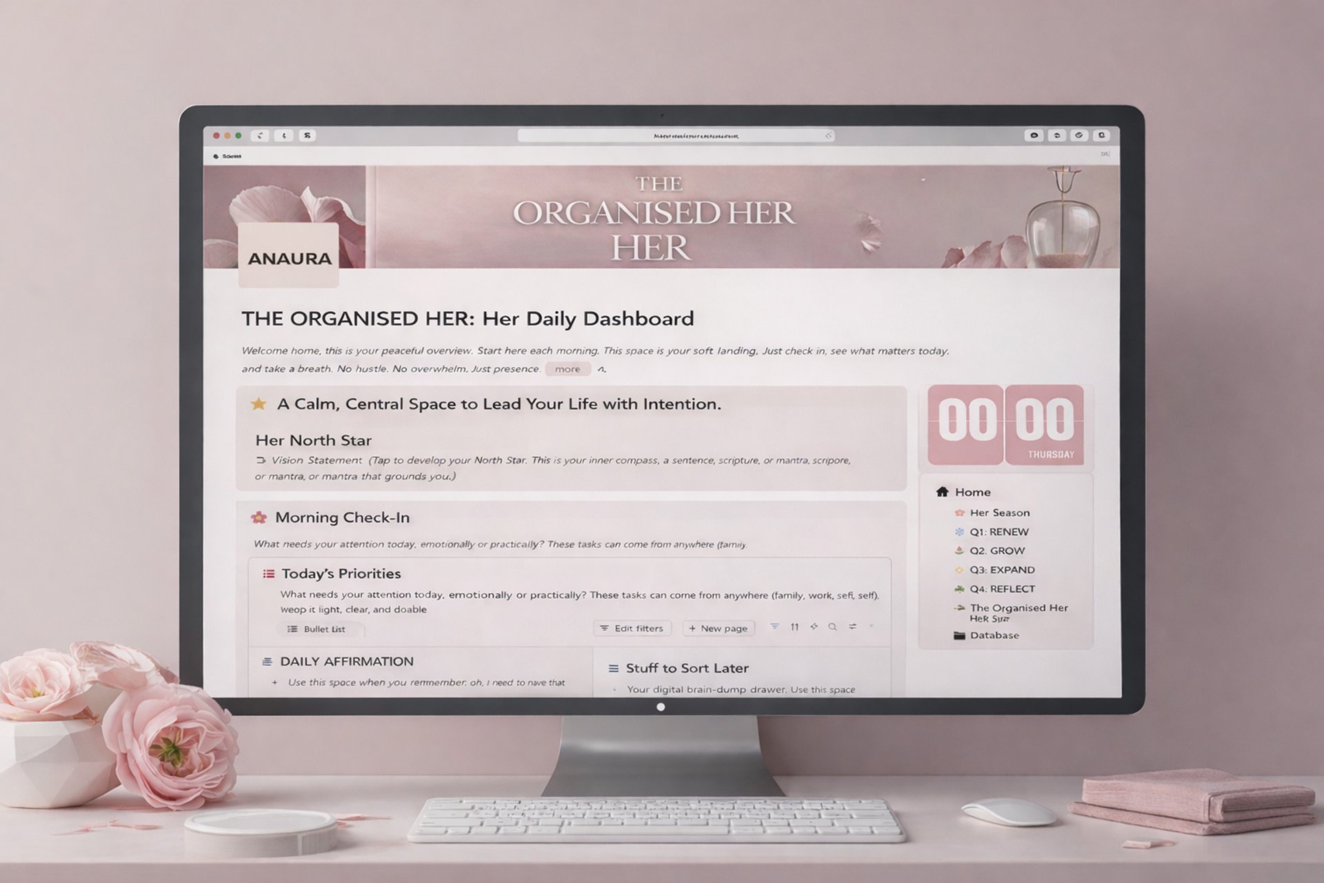 an abstract photo of a curved building with a blue sky in the background