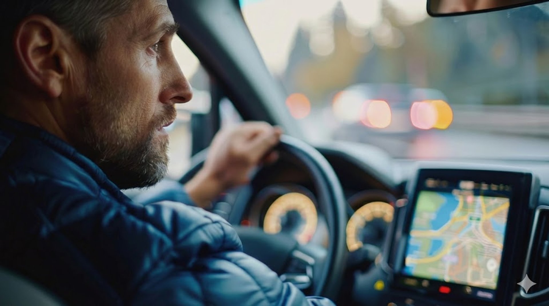 man driving car during daytime