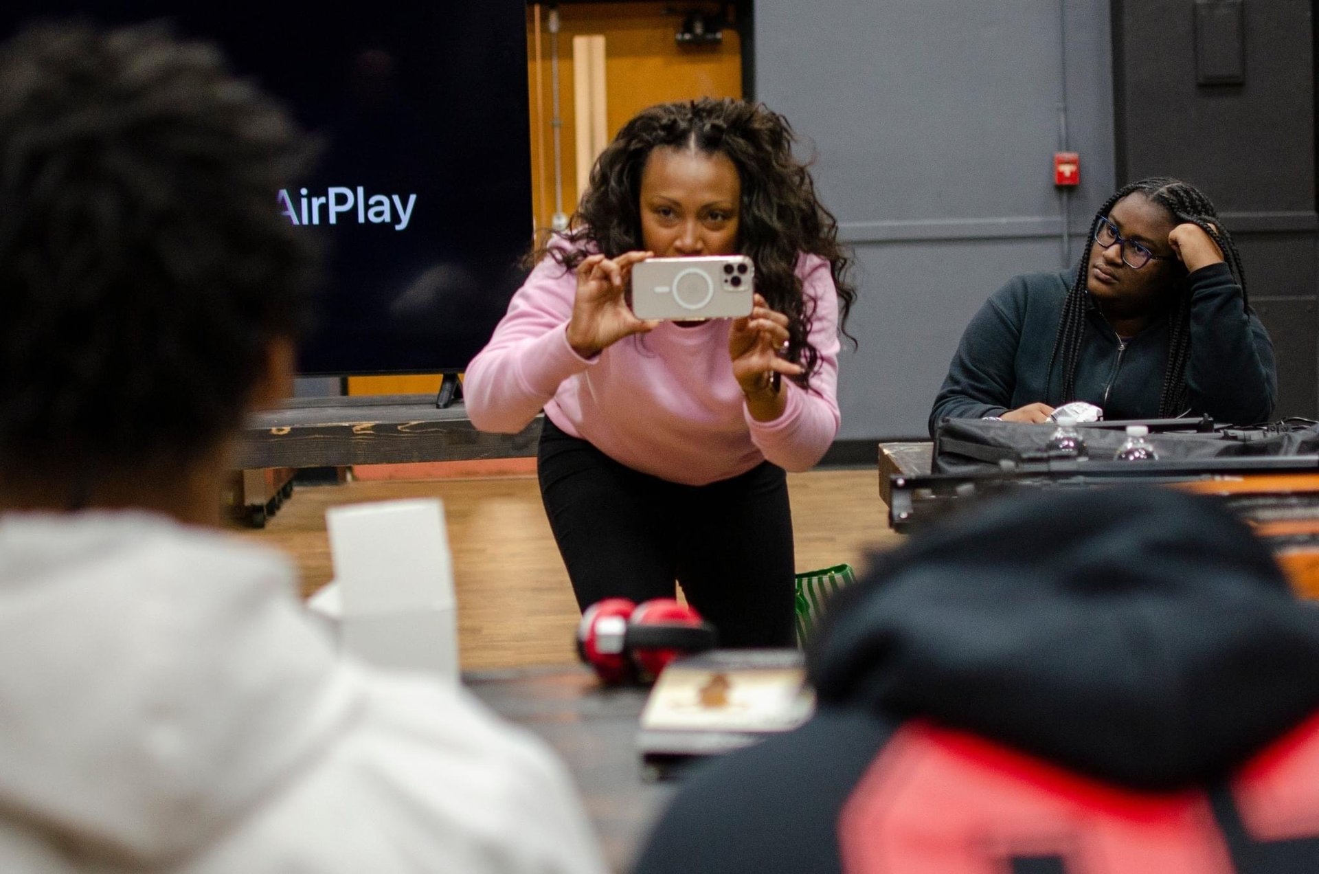black and brown leather padded tub sofa