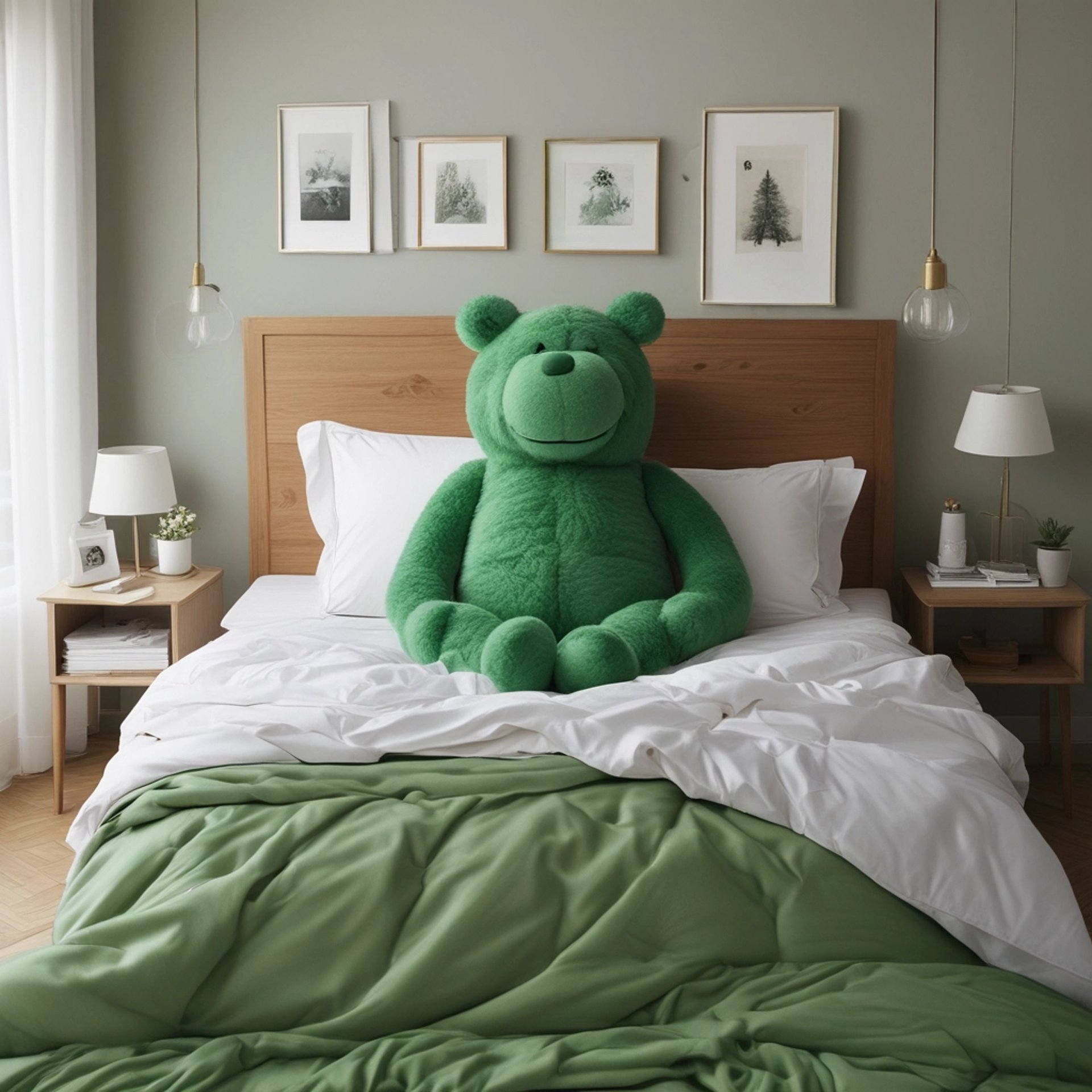 green textile in close up image