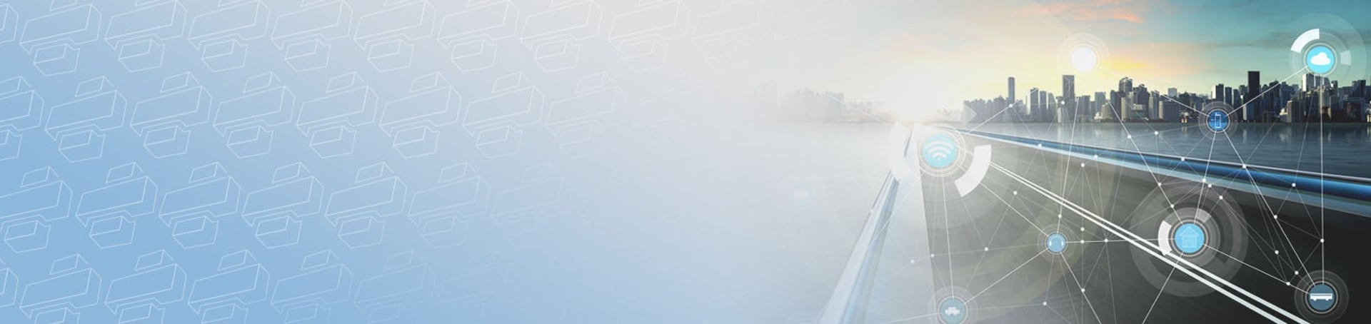 an abstract photo of a curved building with a blue sky in the background