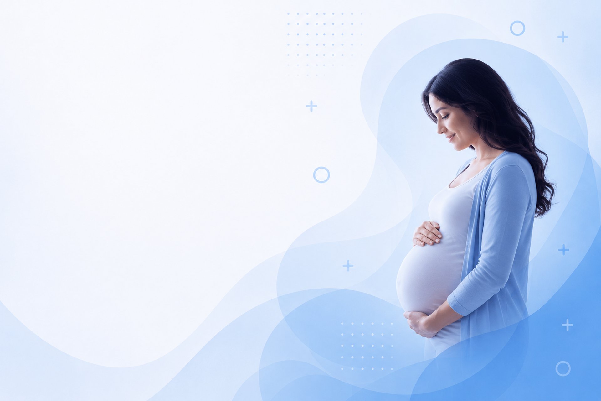 person holding belly photo