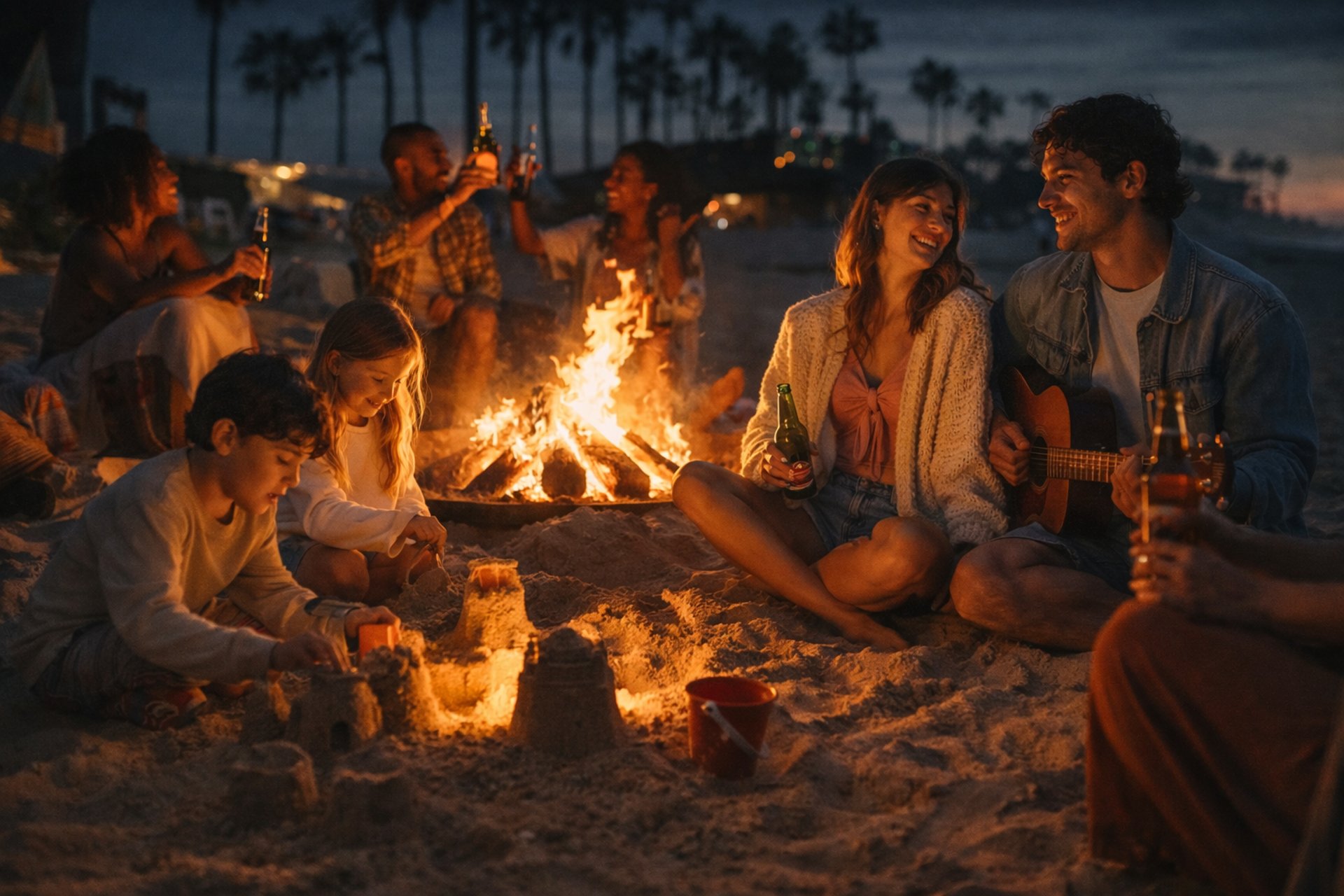 camping tent in forest during night
