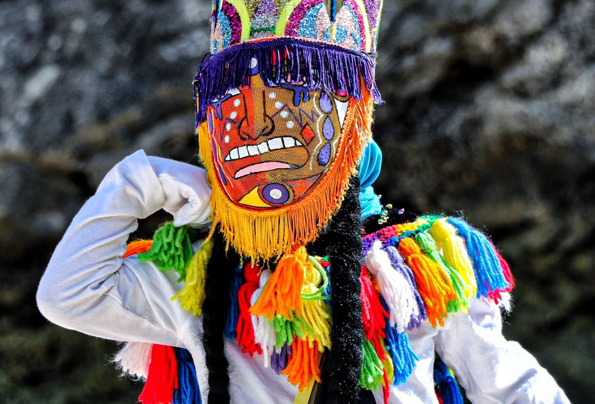 black blue and yellow textile