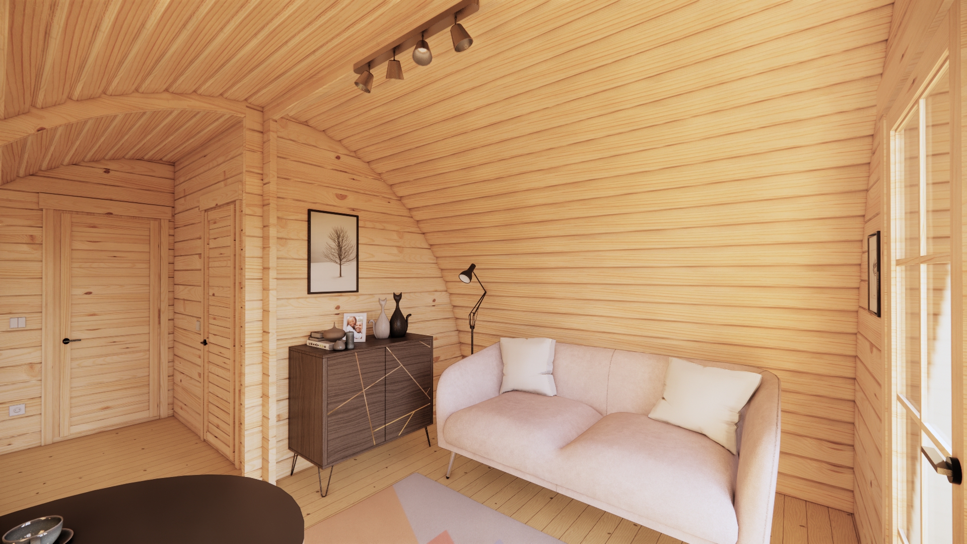 camping pod geisoleerd