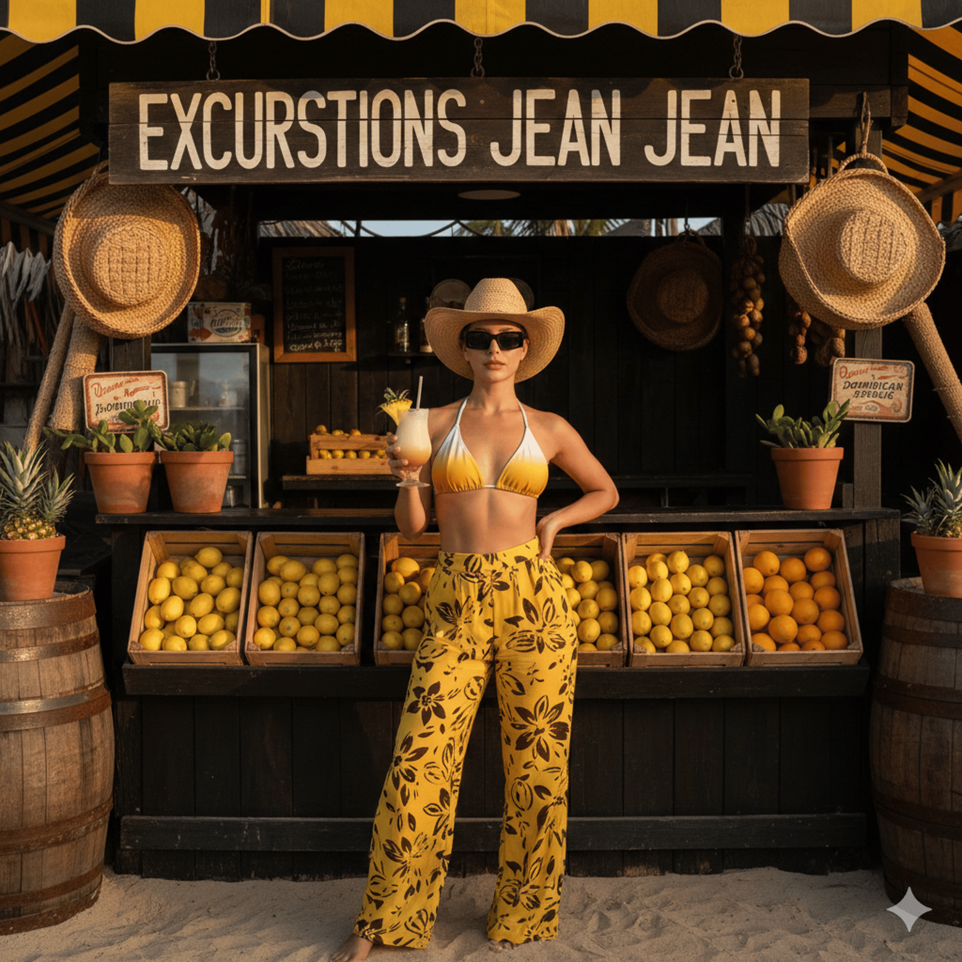 woman wearing yellow long-sleeved dress under white clouds and blue sky during daytime