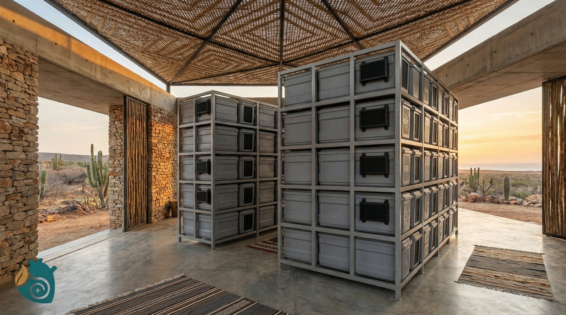 flag standing on establishment