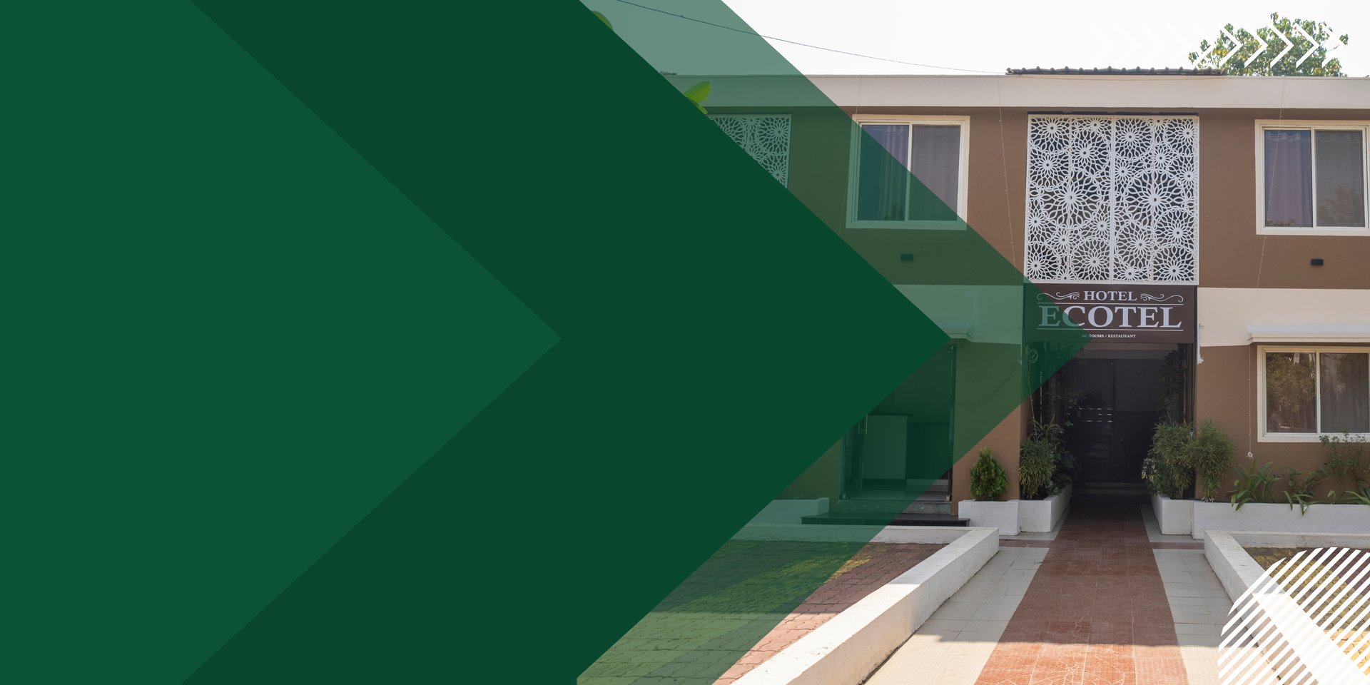 a bedroom with two beds and a balcony