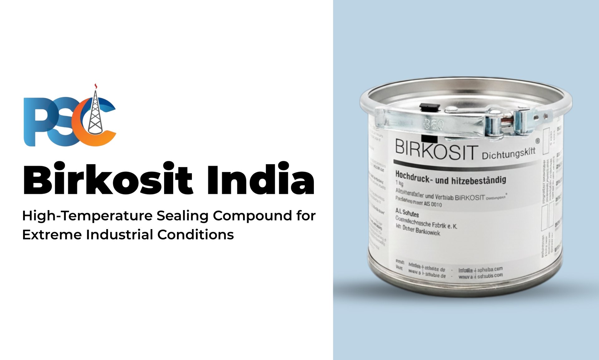 Birkosit India - High temperature sealing compund for extreme industrial conditions