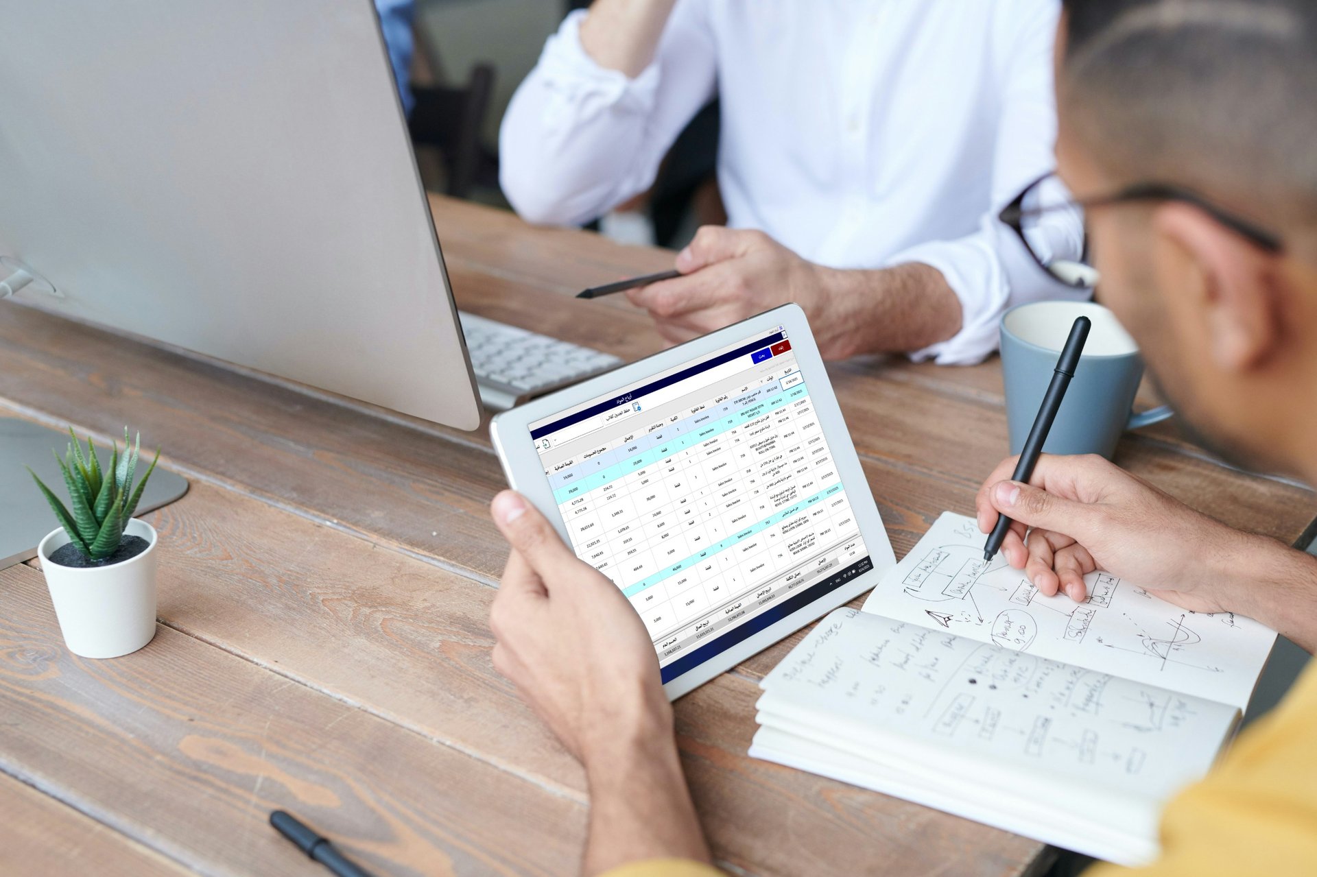 black blue and yellow textile