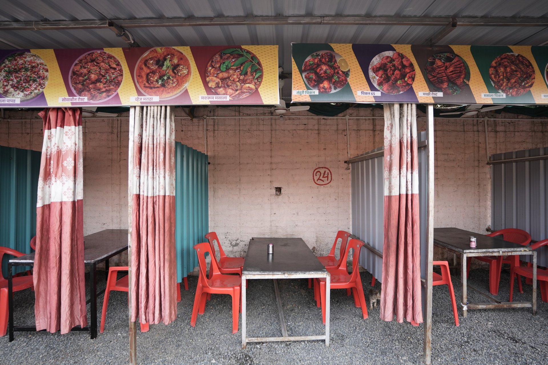 a person is spooning food out of a bowl