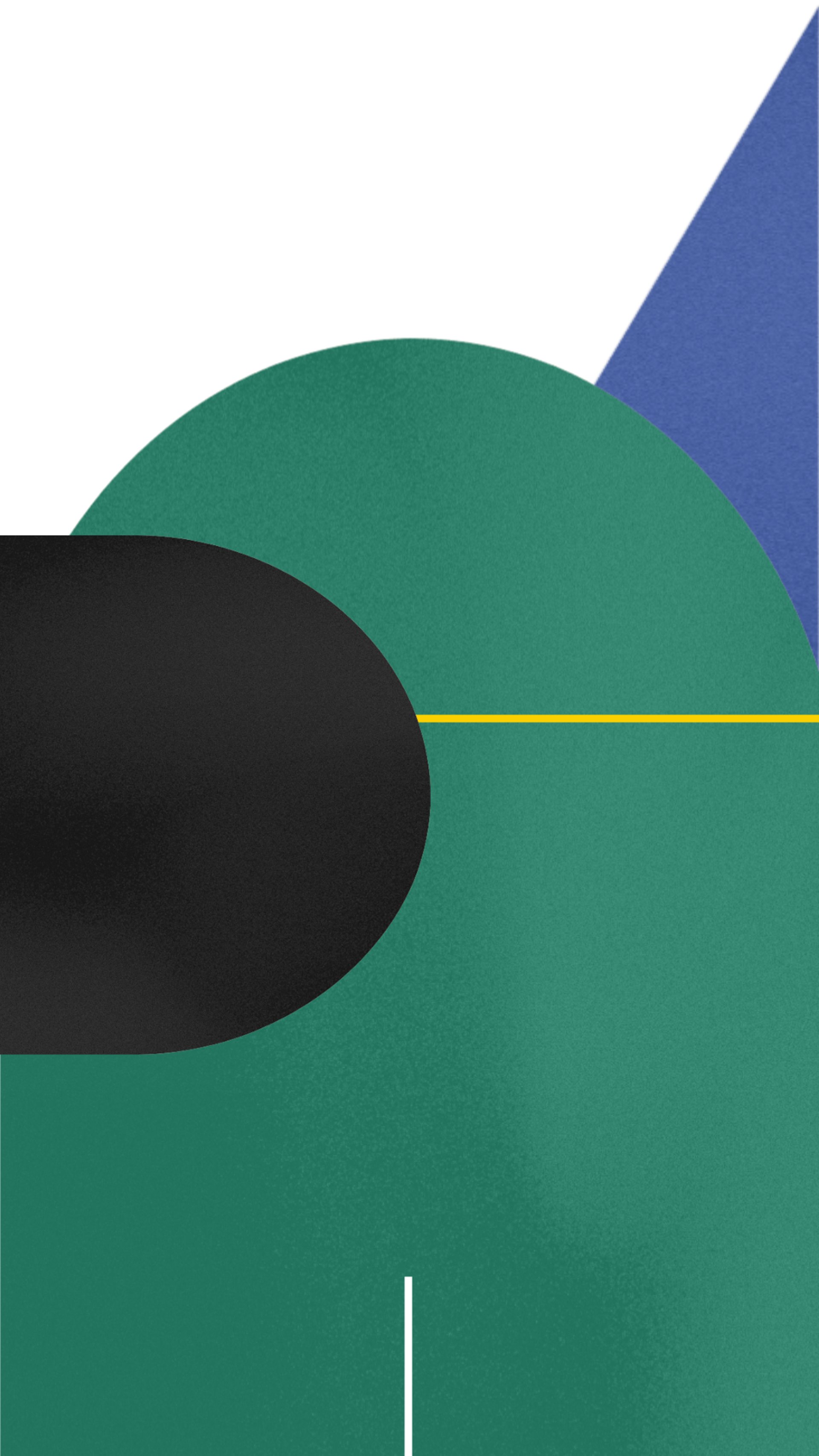 formes géométriques abstraites sur trois couleurs 