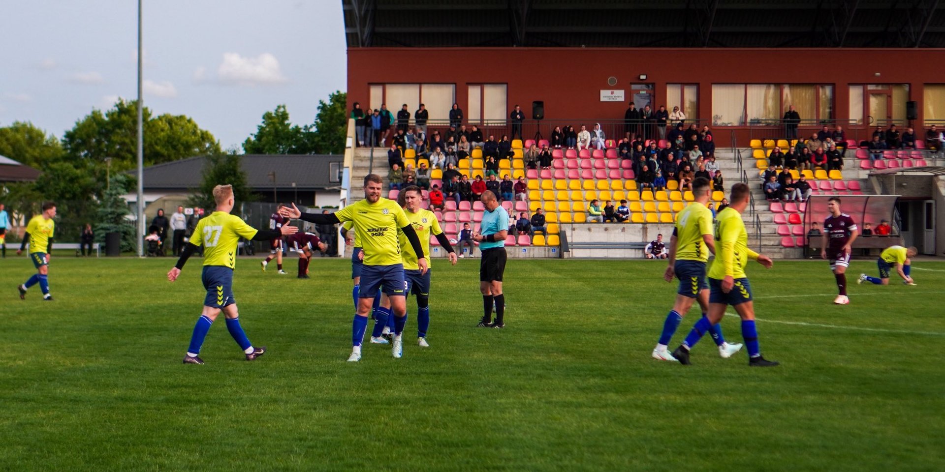 black blue and yellow textile