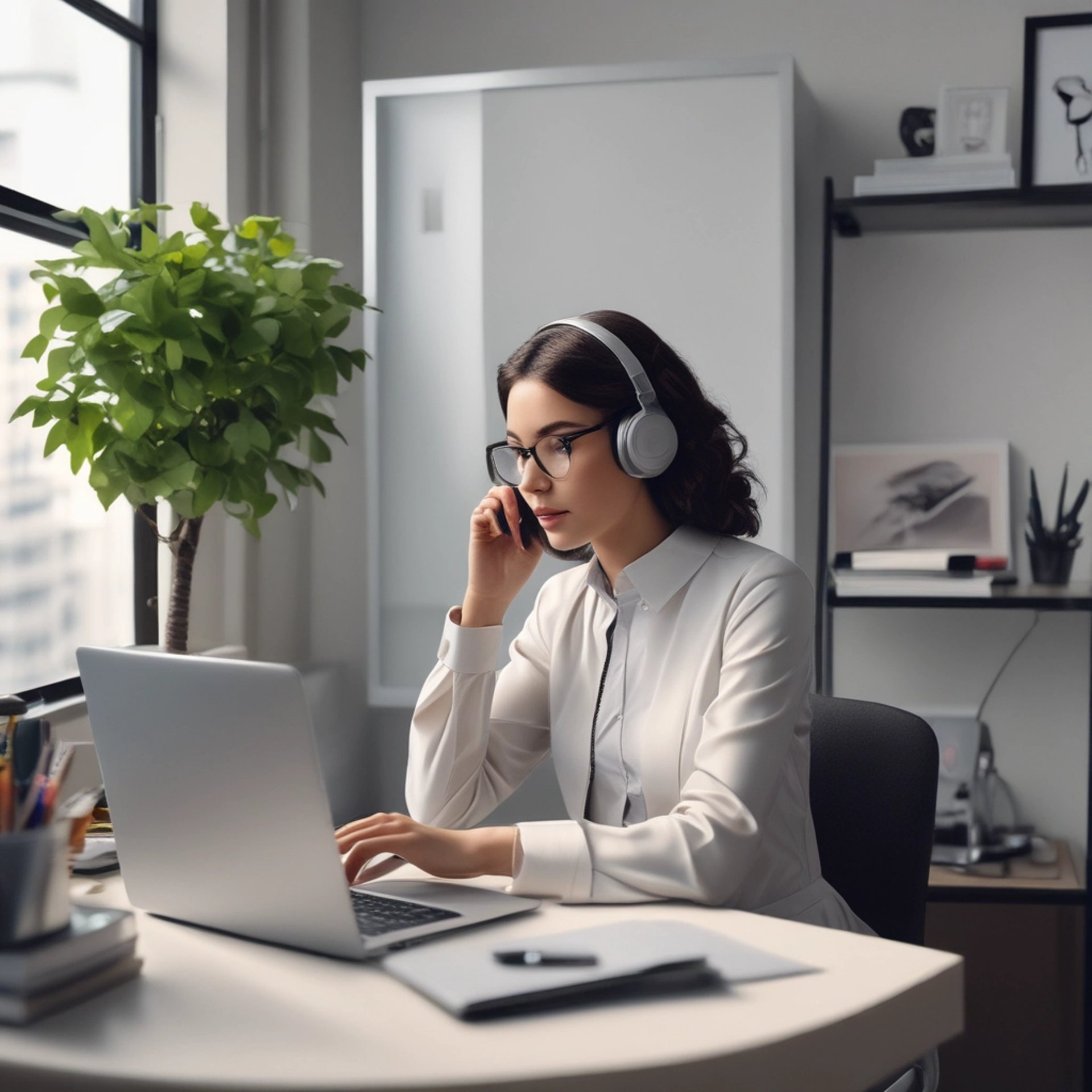 gray computer monitor