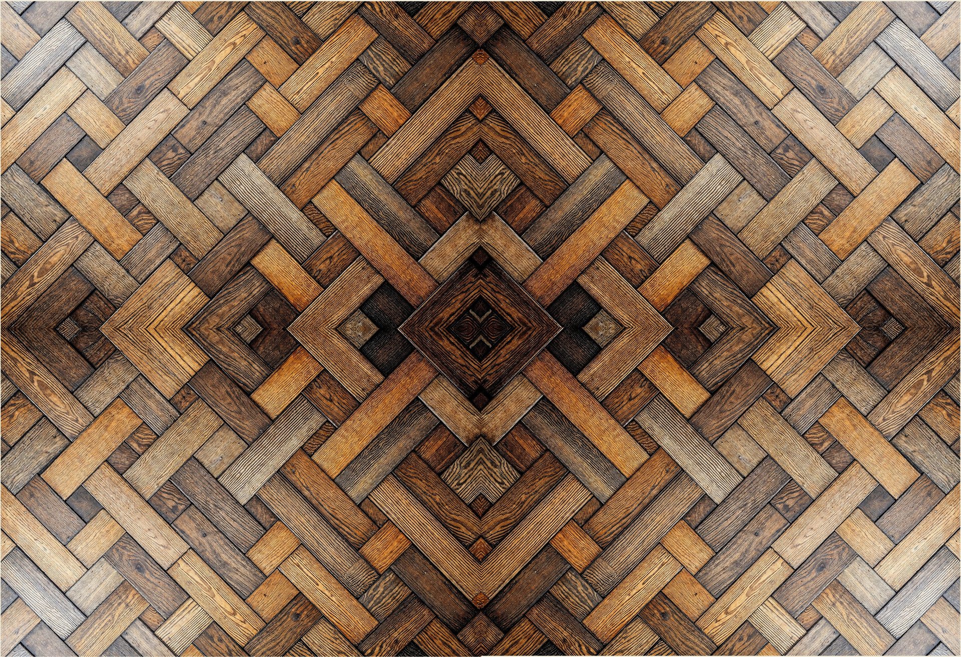 brown wooden parquet floor tiles