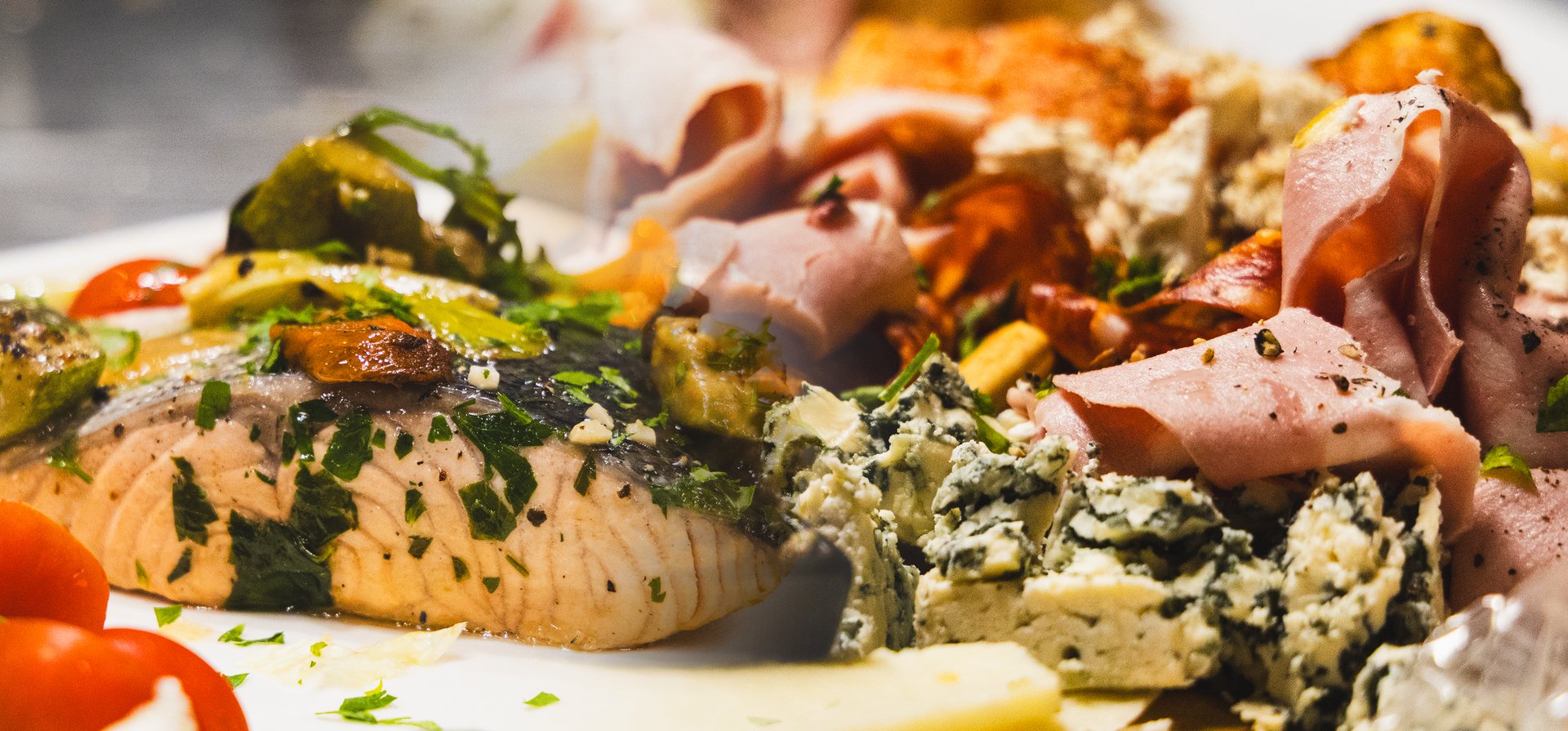 round white ceramic plate filled with waffle