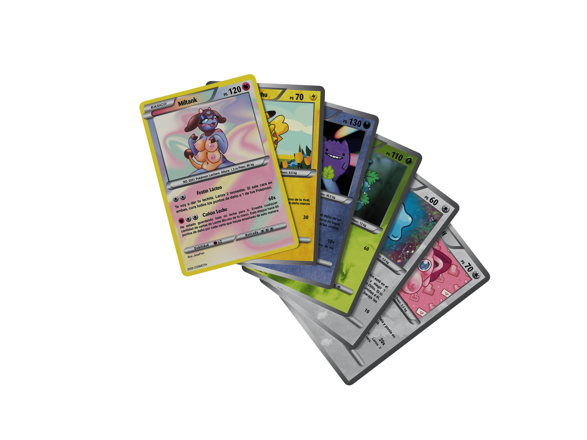 Tarjetas coleccionables de Puchamon