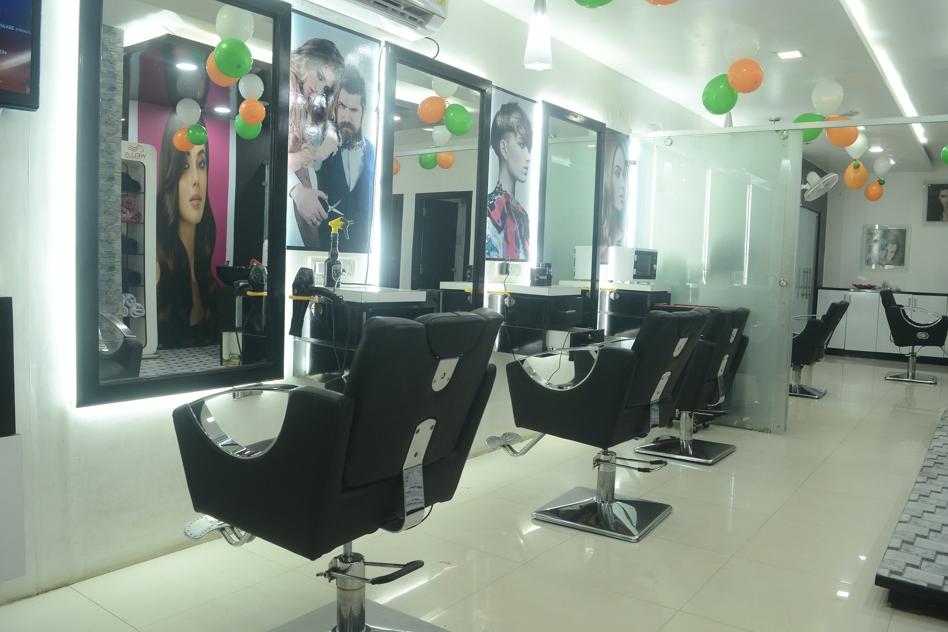 person holding silver and black hair brush