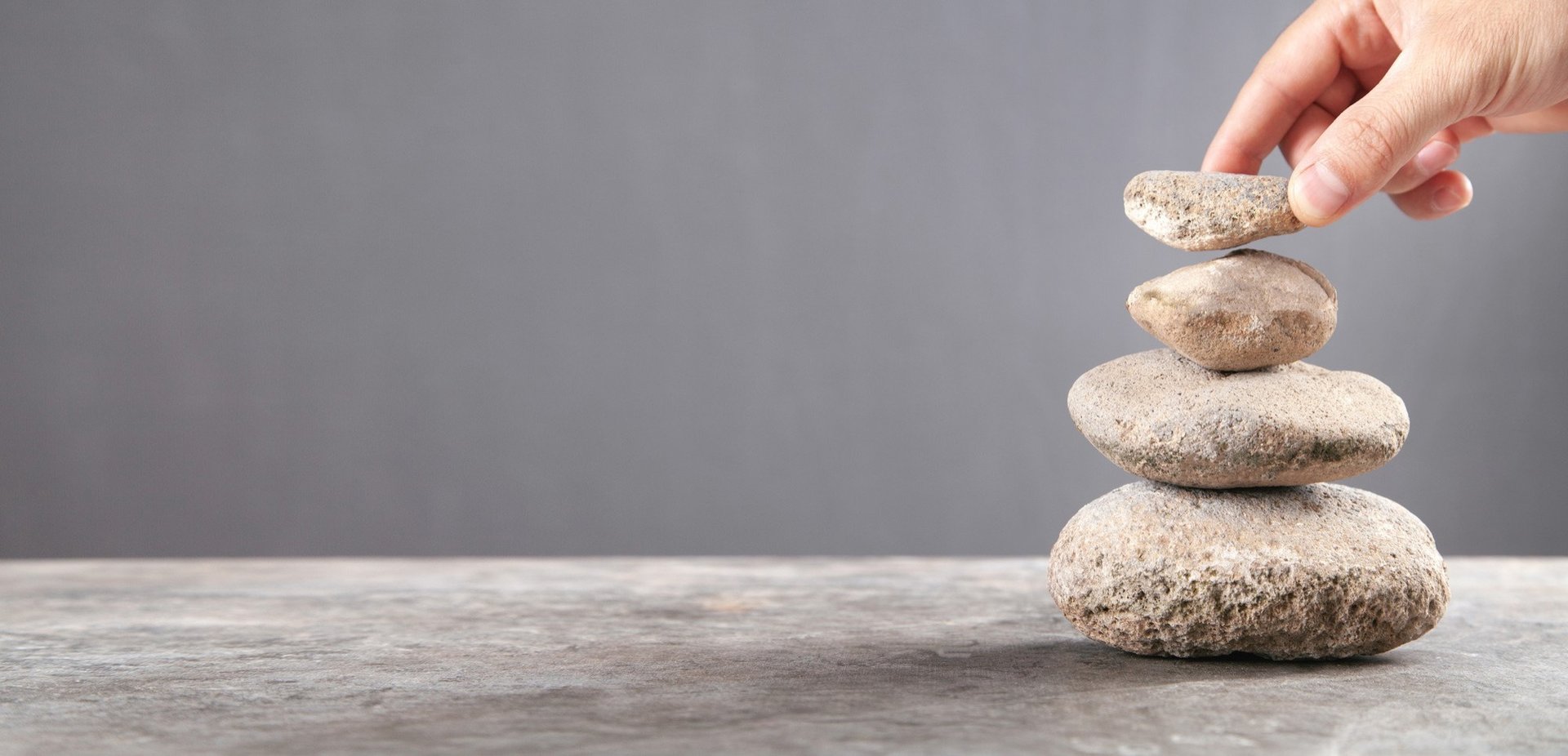 selective focus photography of pile of decorative stones