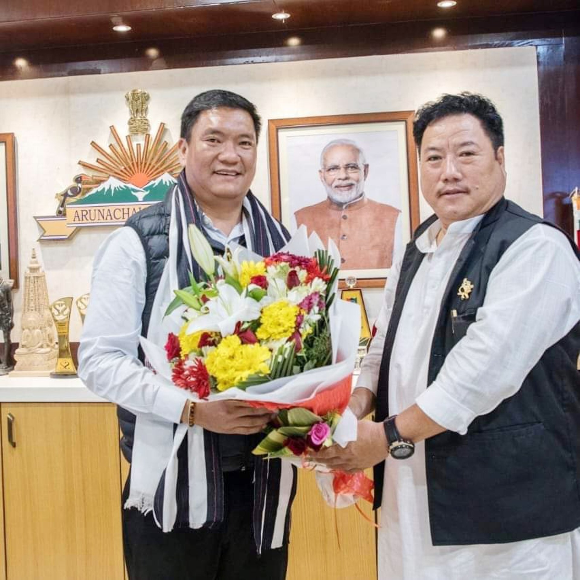 black blue and yellow textile